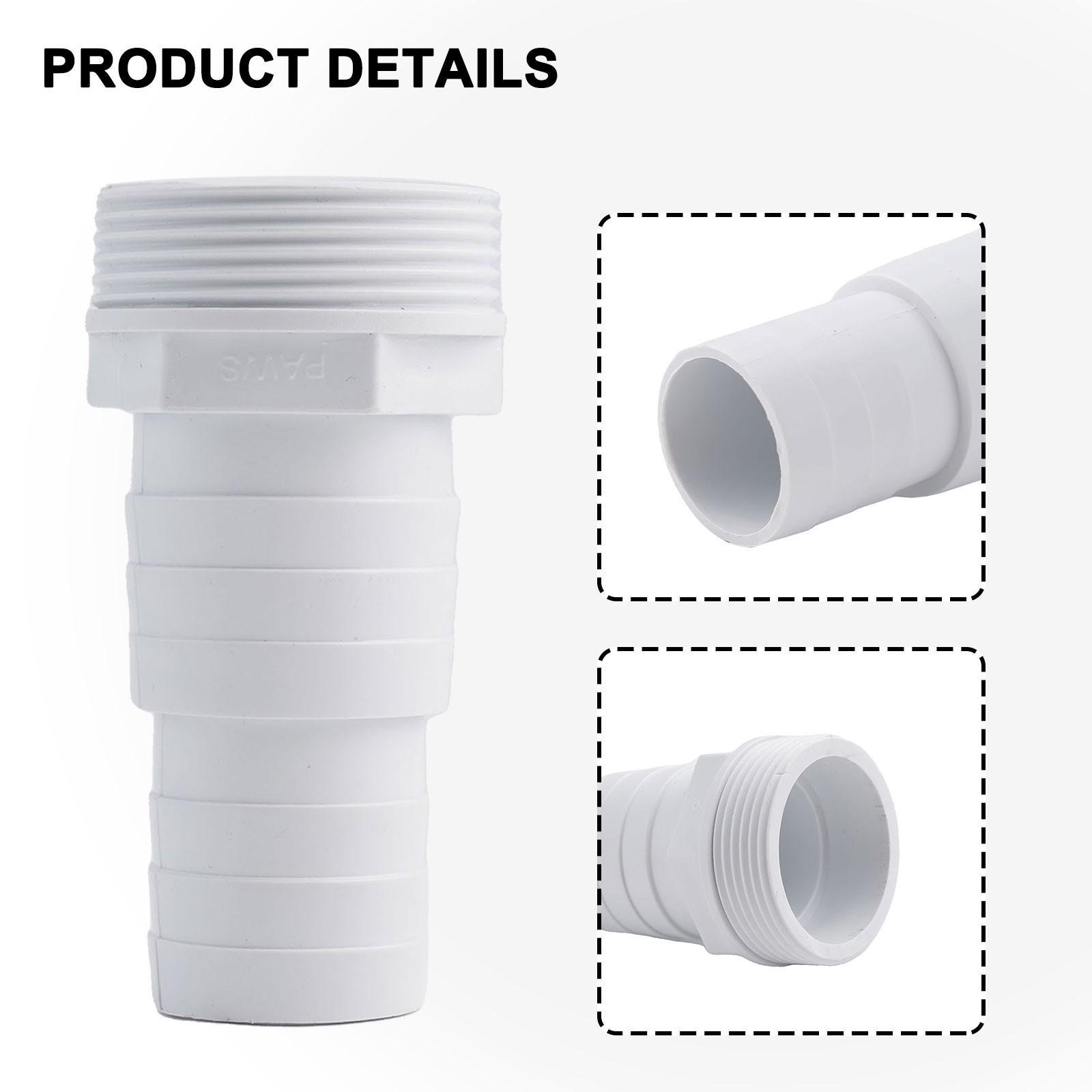 For swimming Pool Hose Nozzle Sturdy ABS Construction Easy Flow Adjustment