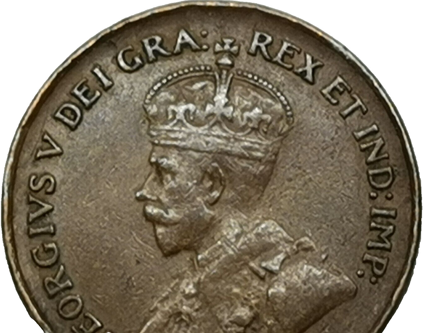 George V /Maple leaf 1 cent 1932 CANADA (923G)