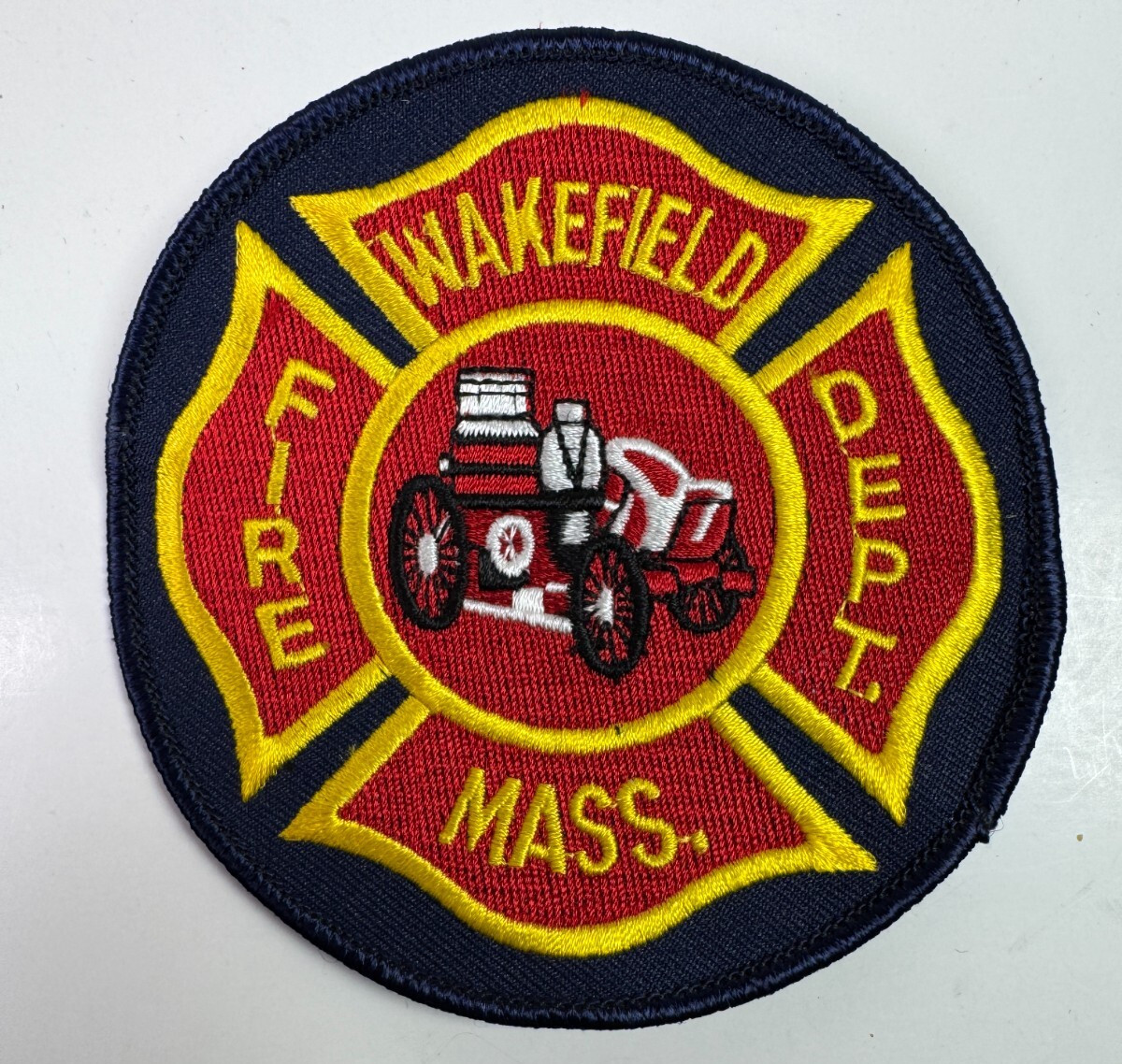 Wakefield Fire Massachusetts MA Patch D9