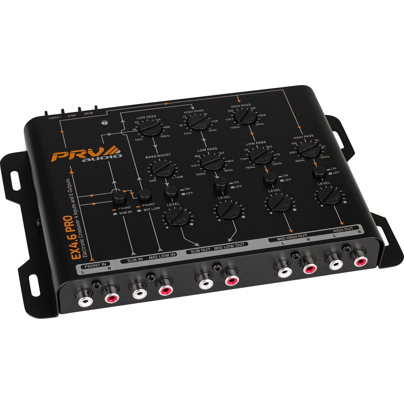 PRV Audio EX4.6 PRO Car Audio Electronic Crossover