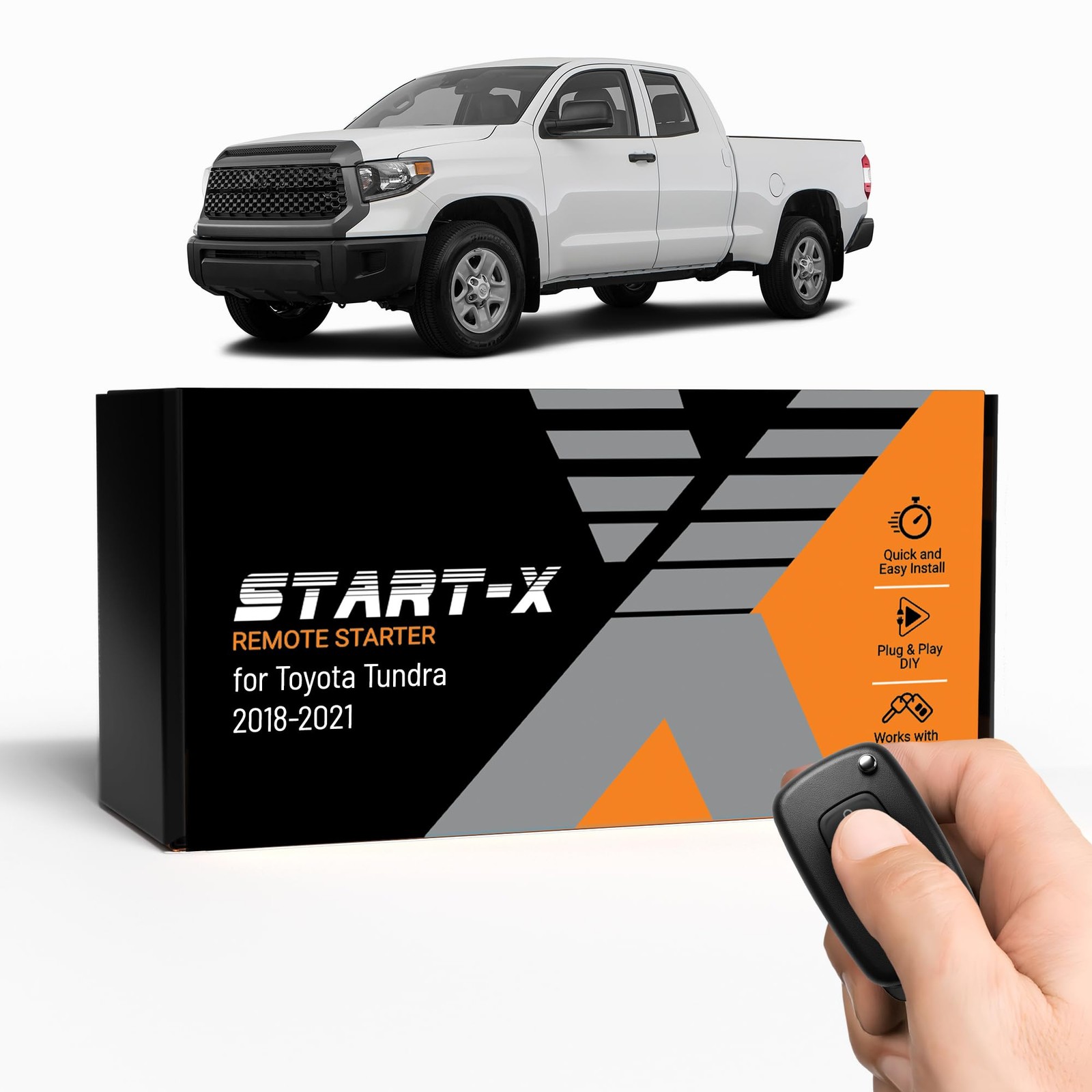 Start-X Remote Starter Kit for Toyota Tundra (2018, 2019, 2020, 2021) Trucks...
