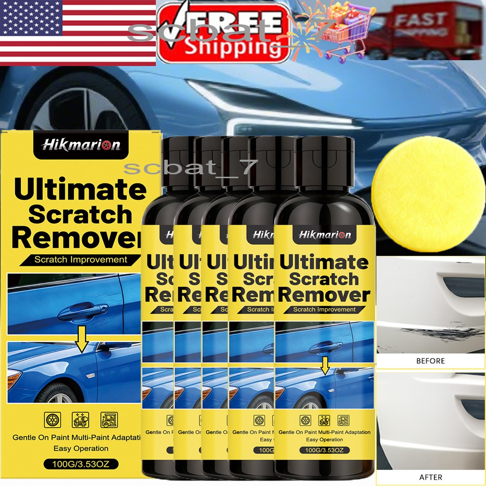 1~5x Nano Polix Scratch Remover,Quick Fix Removal Paste for Deep Scratches 100g
