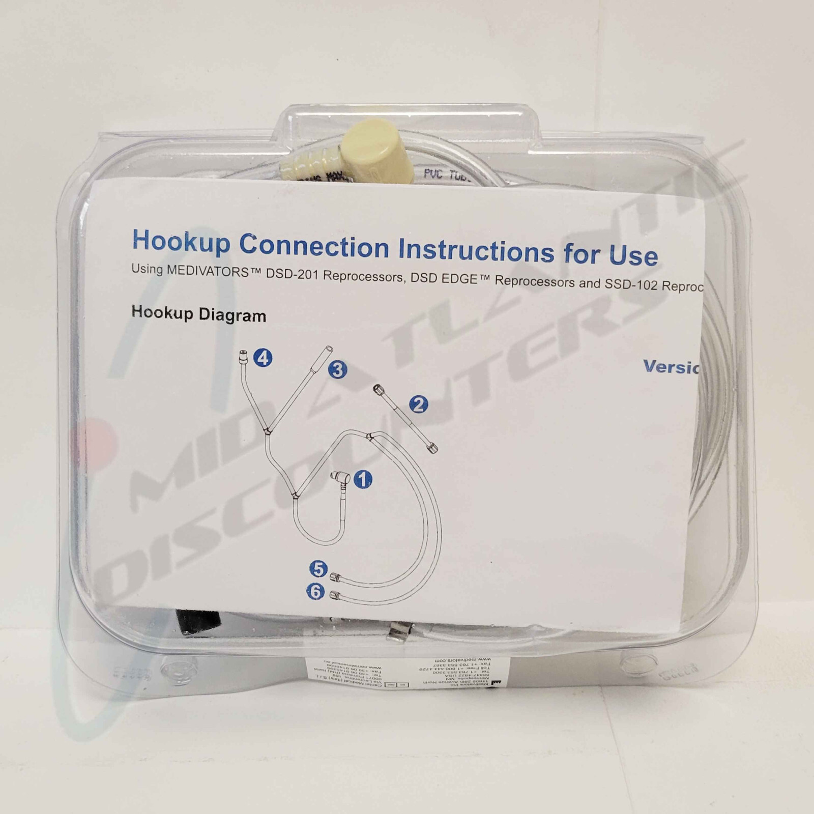 Medivators DSD-110-HU0165 Hookup Kit Components