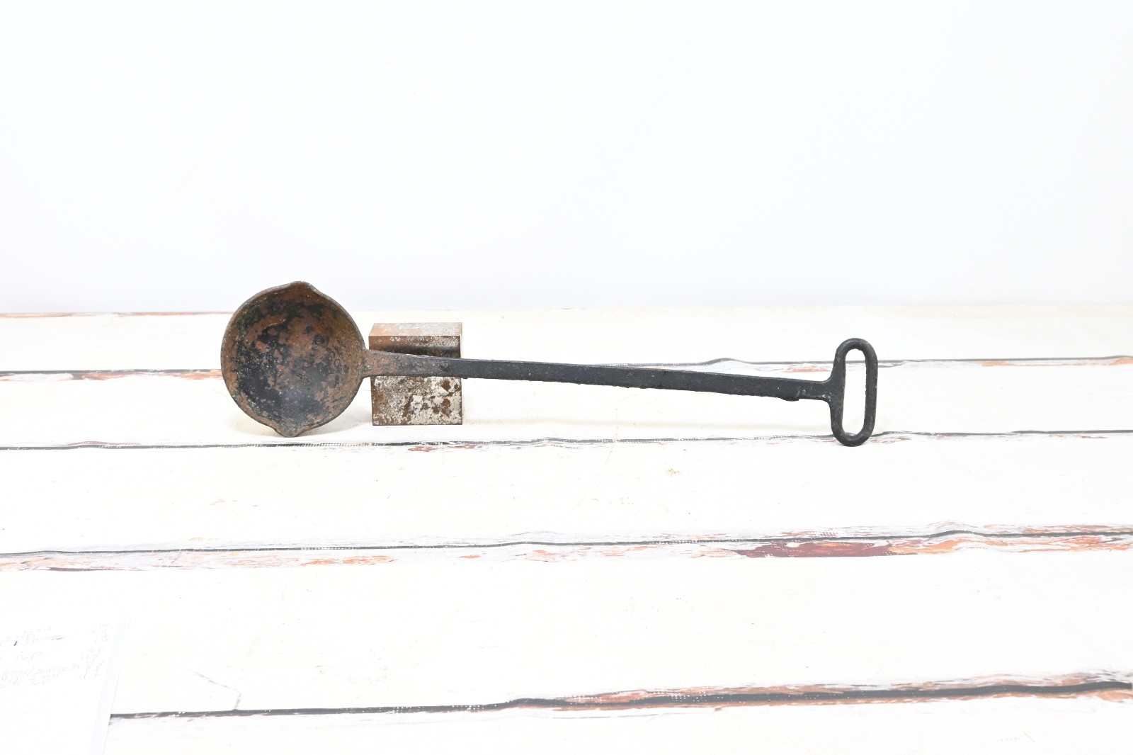 Vintage/Antique No 5 HOLLANDS ERIE PA Ladle Dipper Smelting Blacksmith 16.5"L