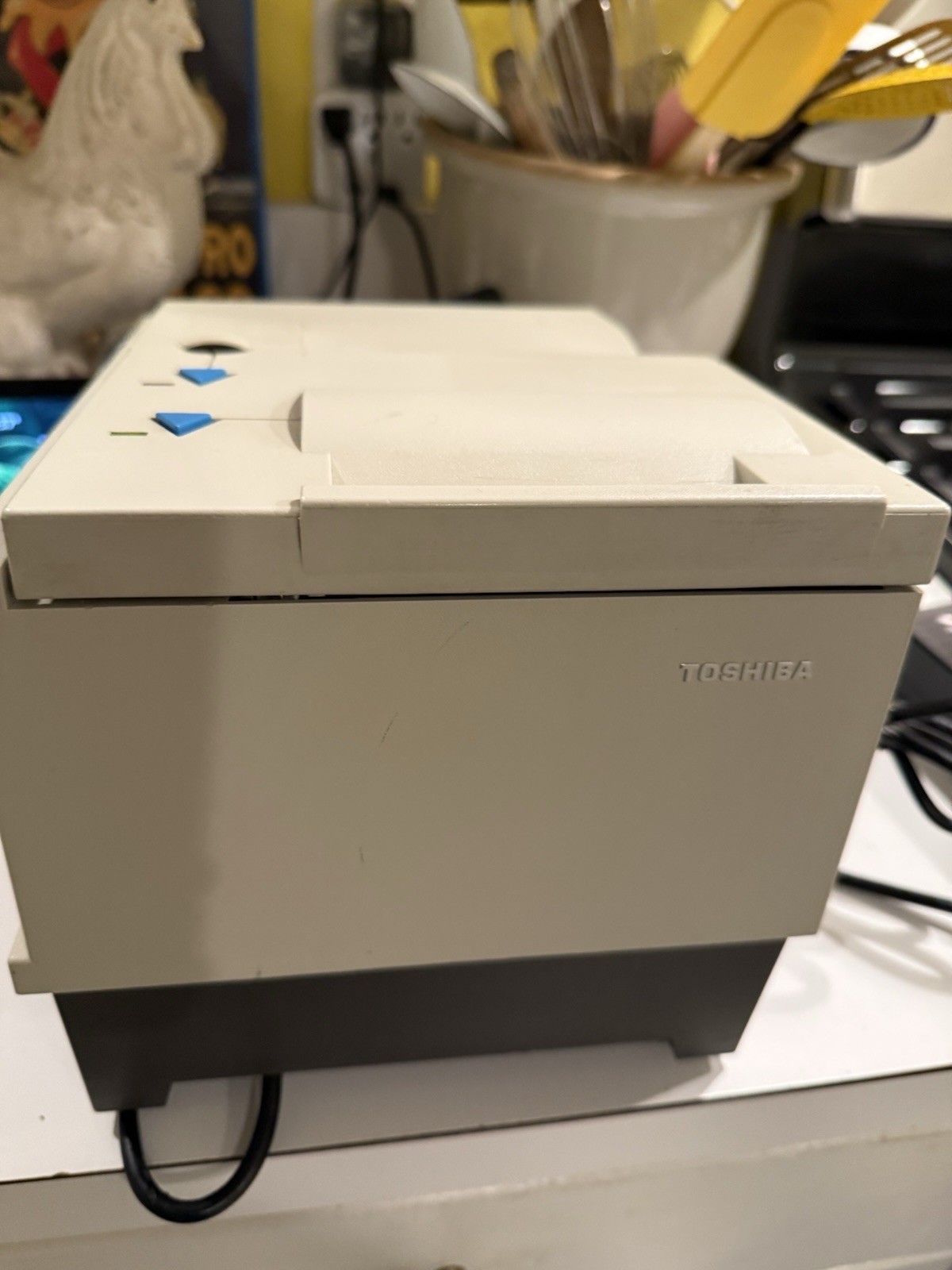 IBM 4610-2CR POS Thermal Printer Cream / White - AC Adapter - 02L0850 02L0816