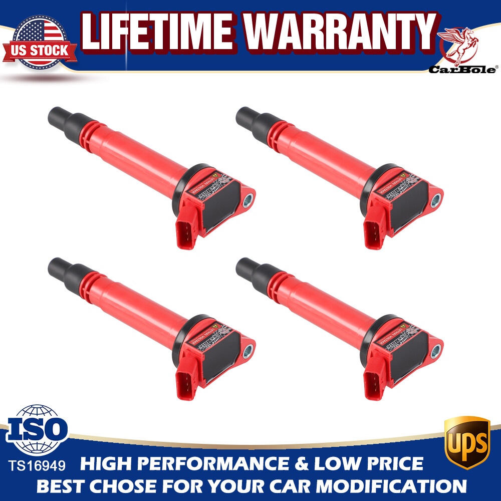 4PCS New Direct Ignition Coil-Coil On Plug For Toyota Lexus 90919-02250 673-1309