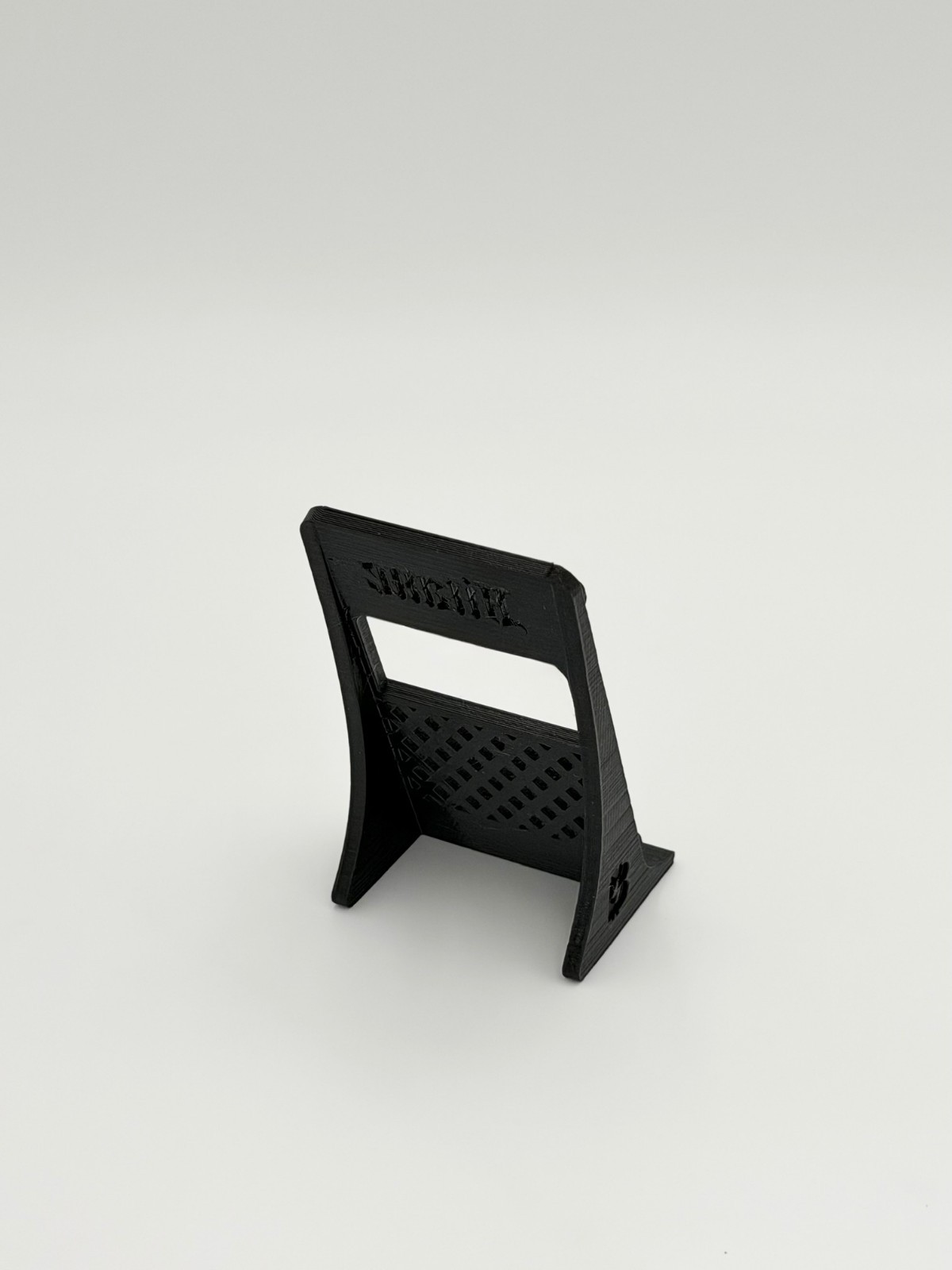 Bit Axe Miner Stand, Black Diamond Pattern Display Holder, Desktop Mining Rig Su