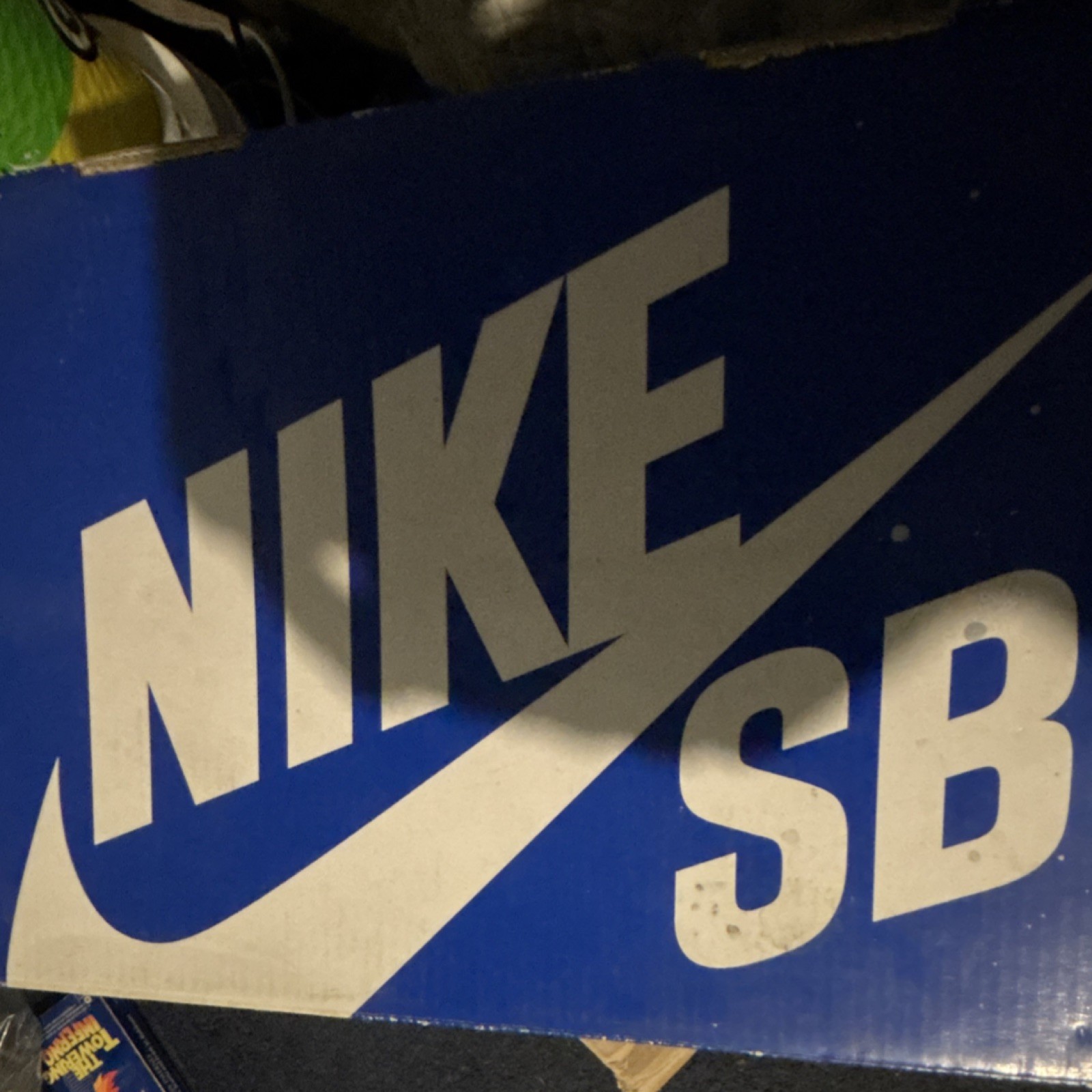 Nike Blazer SB 310801-741 High Top “ Sub pop “ Gold Sapphire Blue Men Athletic