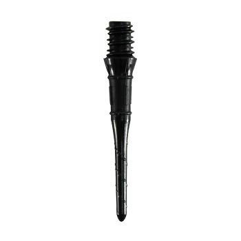 Premium Black Lippoint Soft Tip Points – 60 Count Regular Length 2BA Thread