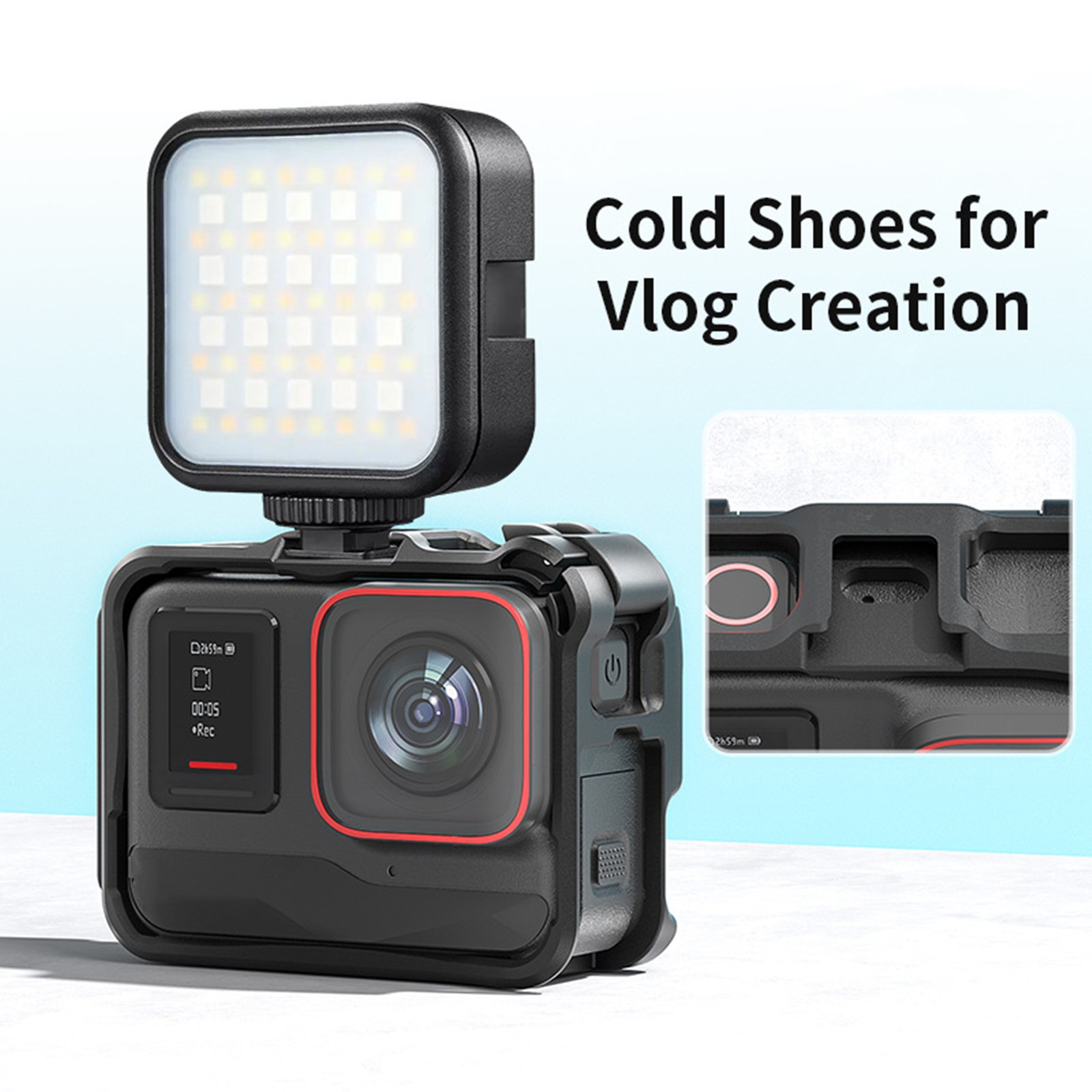 ABS Horizontal-Vertical Protective Frame For Insta360 AcePro /Ace Camera