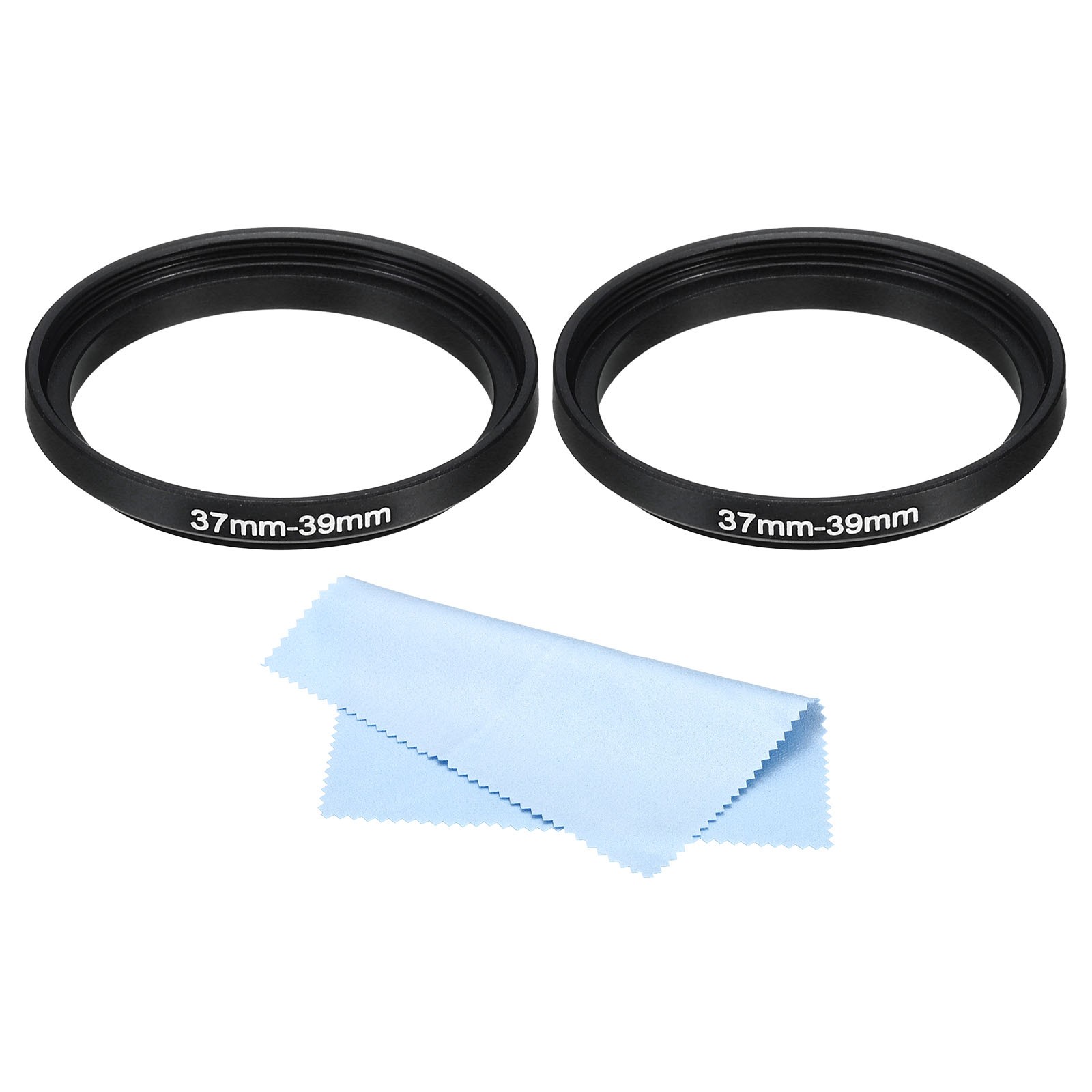 37mm-39mm Step Up Ring Camera Lens Filter Adapter Ring Filter with Cloth