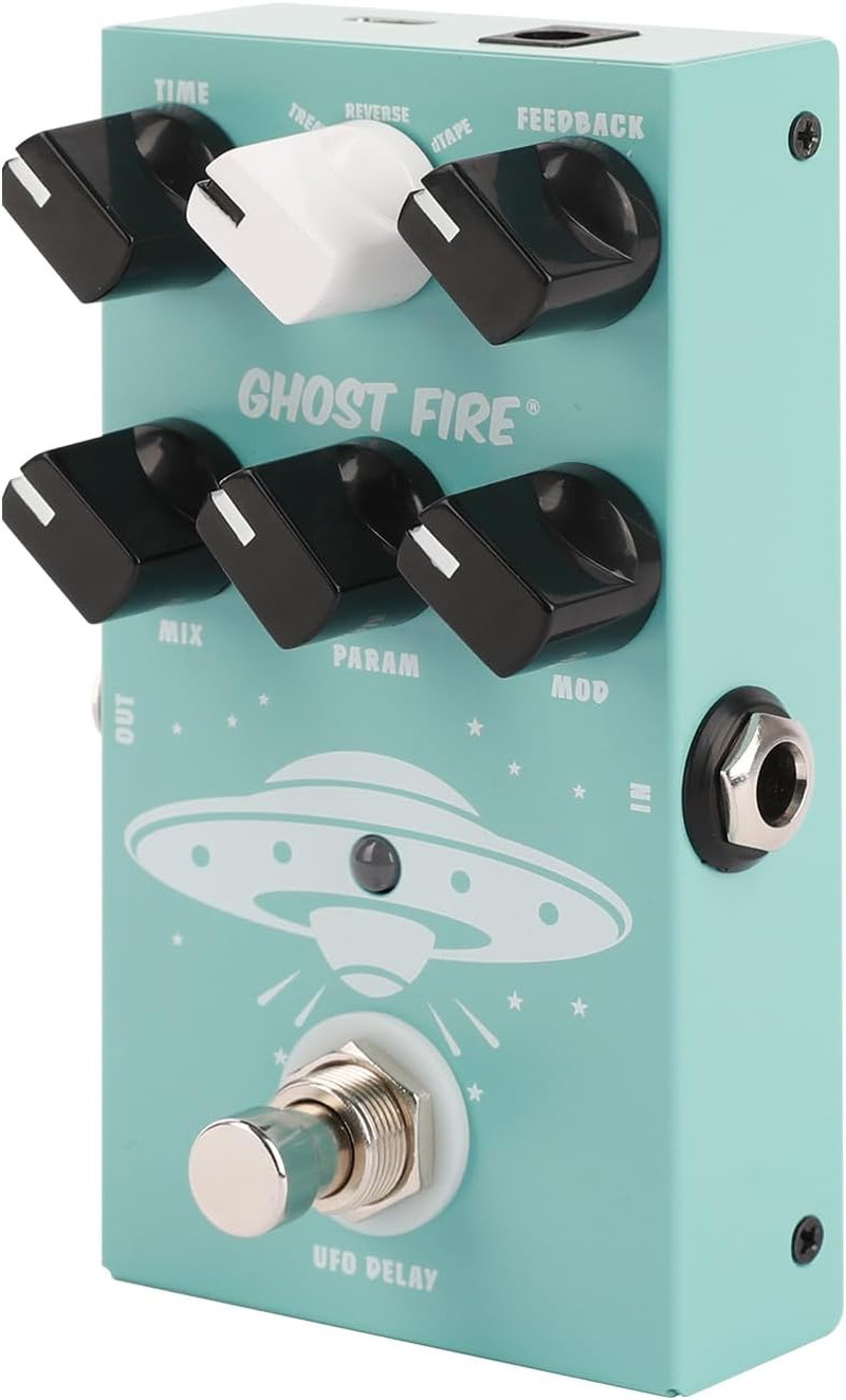 Guitar Delay Pedal for Pedal Boards,9 Different Delay Effects for Electric Guita