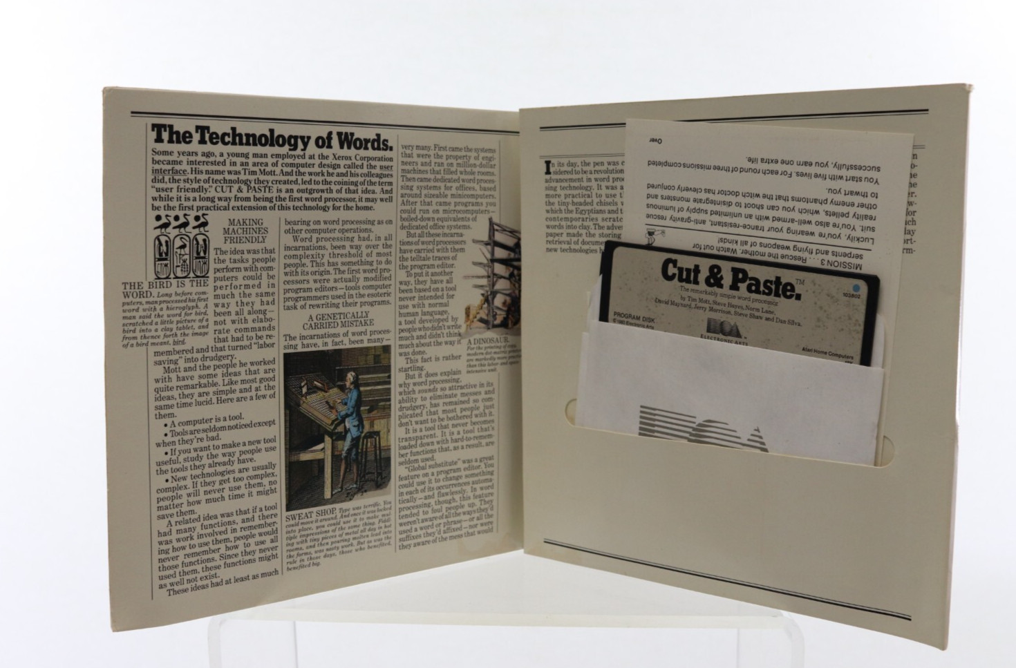 Cut & Paste for Atari Home Computers - 5.25 Media