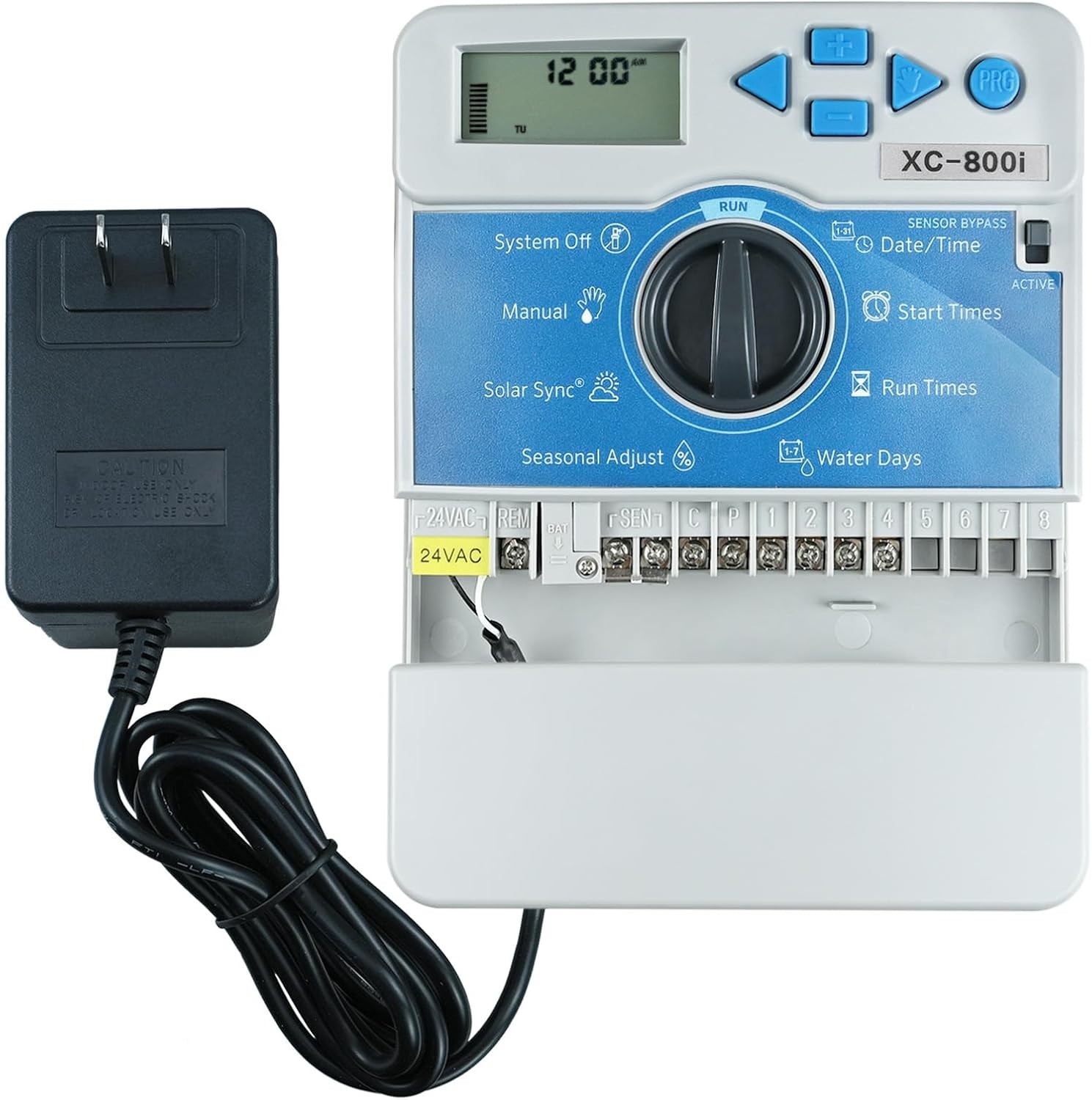 XC800i Indoor Sprinkler Timer for Hunter 8 Zone Irrigation Controller, No WiFi