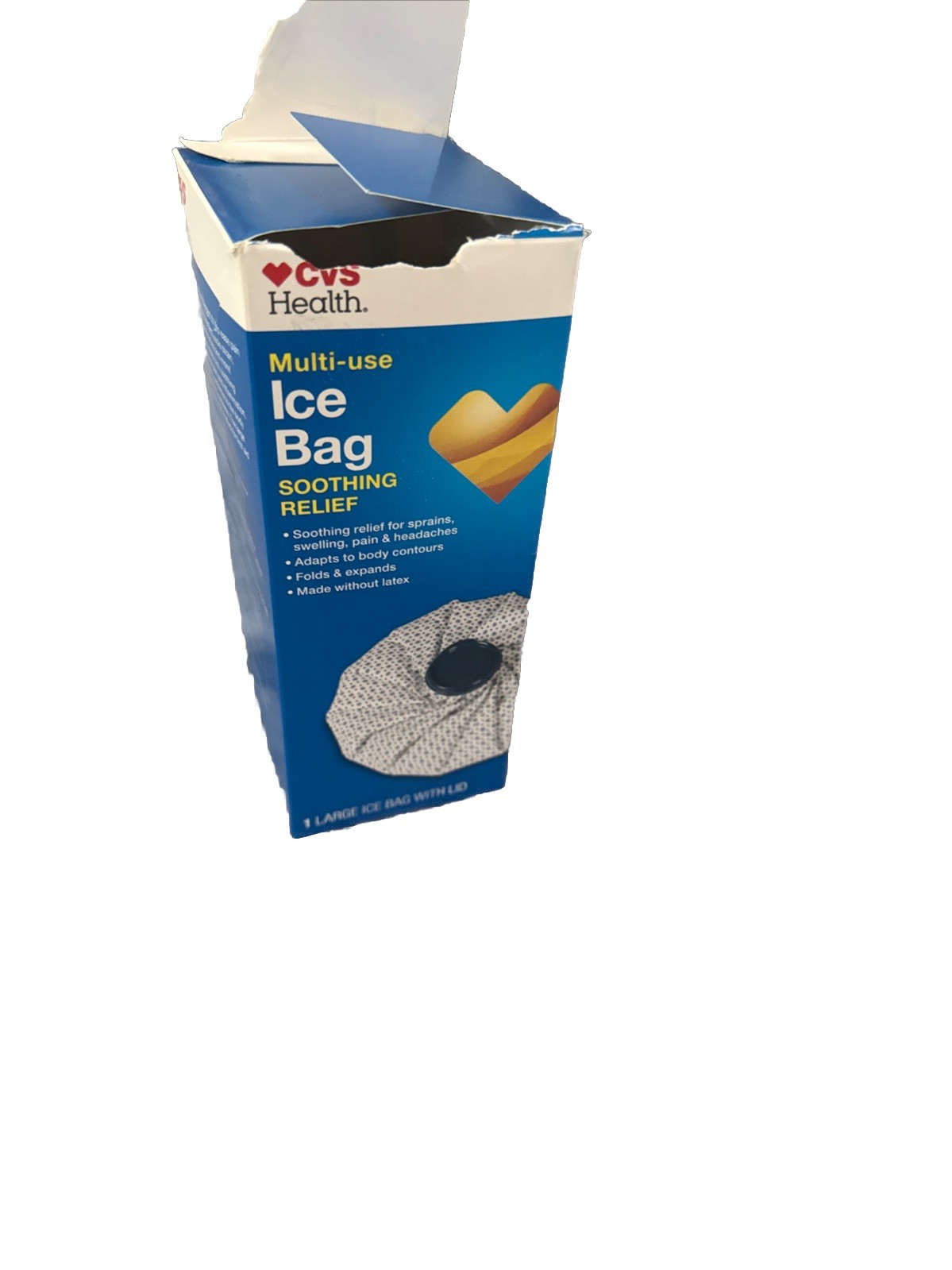 Multi-use Ice Bag Soothing Relief For Sprains Swelling Pain & Headaches No Latex