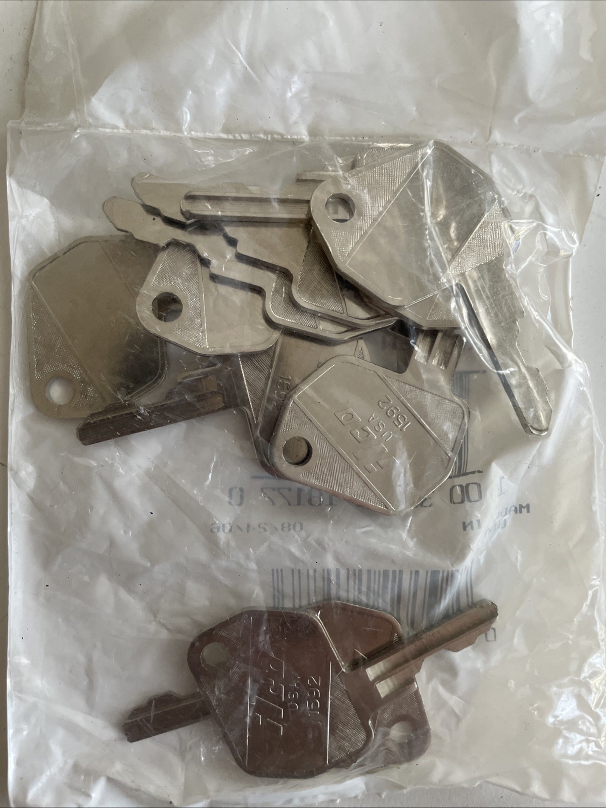 New Holland Ford Uncut Key Blank For Ford Tractors 1592