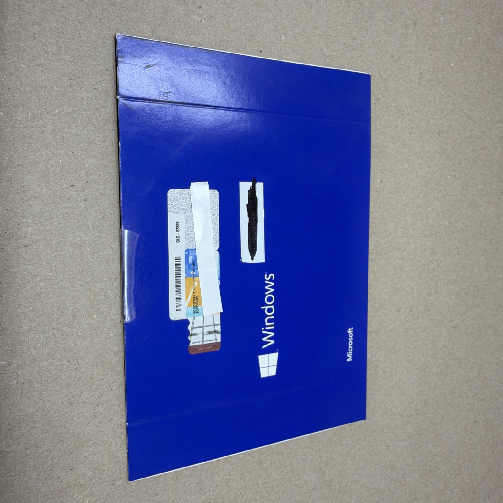Microsoft Windows 7 Ultimate LCP Service PACK 1 Software Genuine Sealed W/ Key