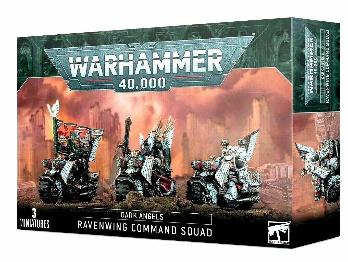 Dark Angels Ravenwing Command Squad - Warhammer 40k - Brand New! 44-11
