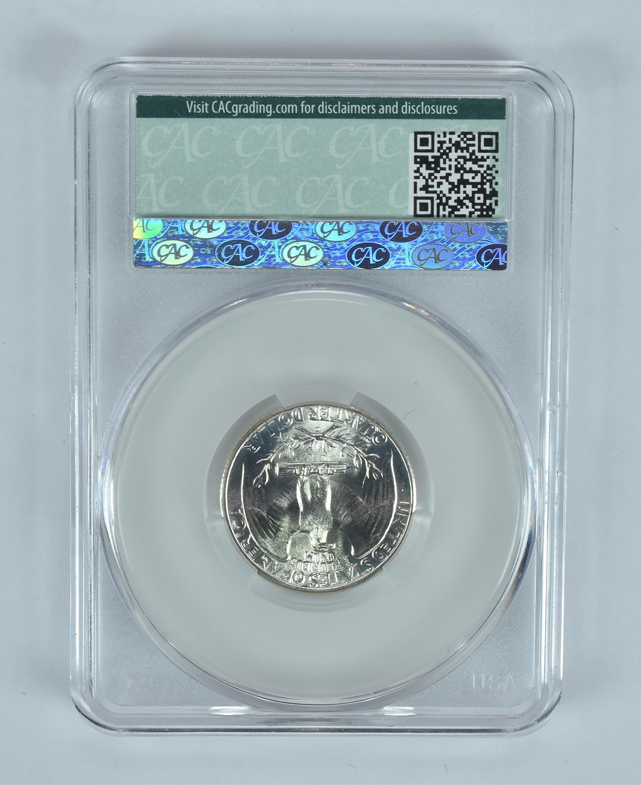 1944-D Washington Quarter MS65 CAC CACg