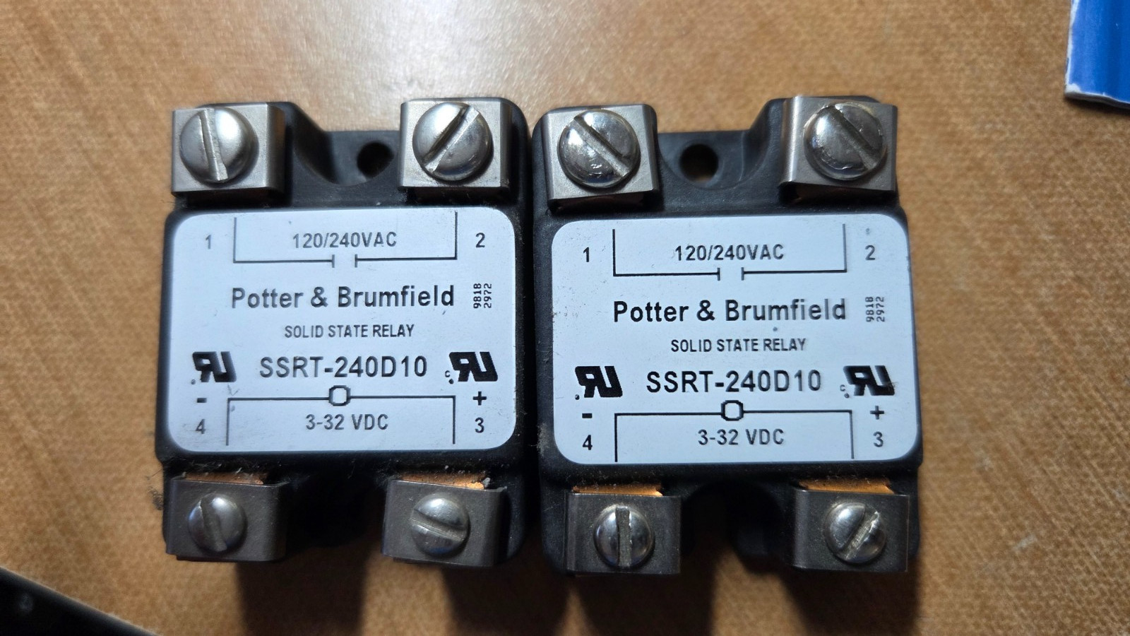 Potter Brumfield SSRT-240D10 Solid State Relay Lot(2)