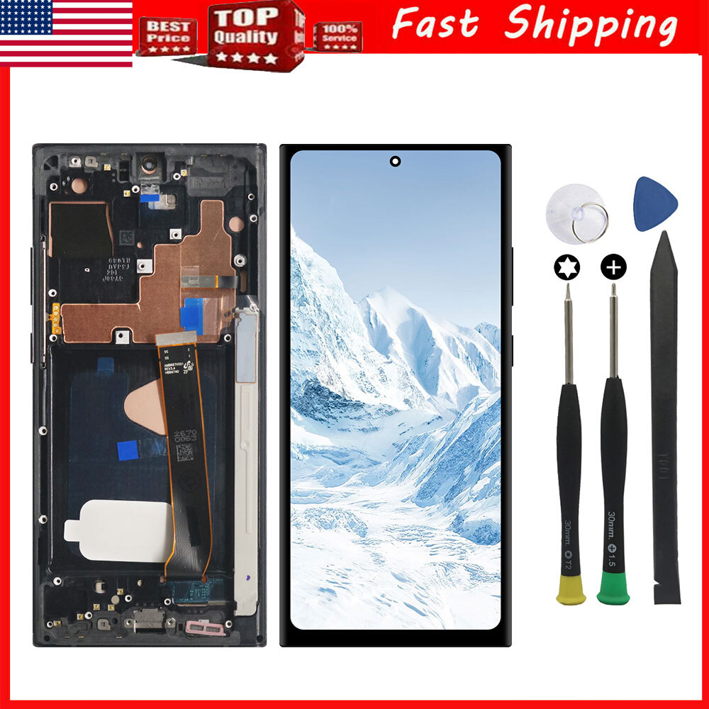 OLED Display LCD Touch Screen Frame For Samsung Note 20 Ultra 5G N986U 4G N985F