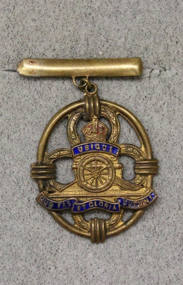 British Army Veteran/Sweetheart pin/brooch: The Royal Regiment of Artillery