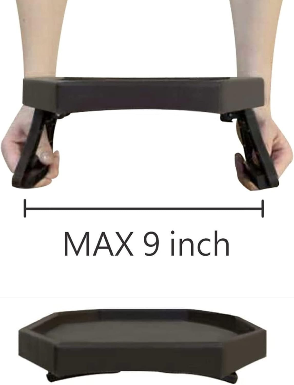 Modern Clip-On Sofa Tray Table for Snacks & Drinks - Perfect for Small Spaces