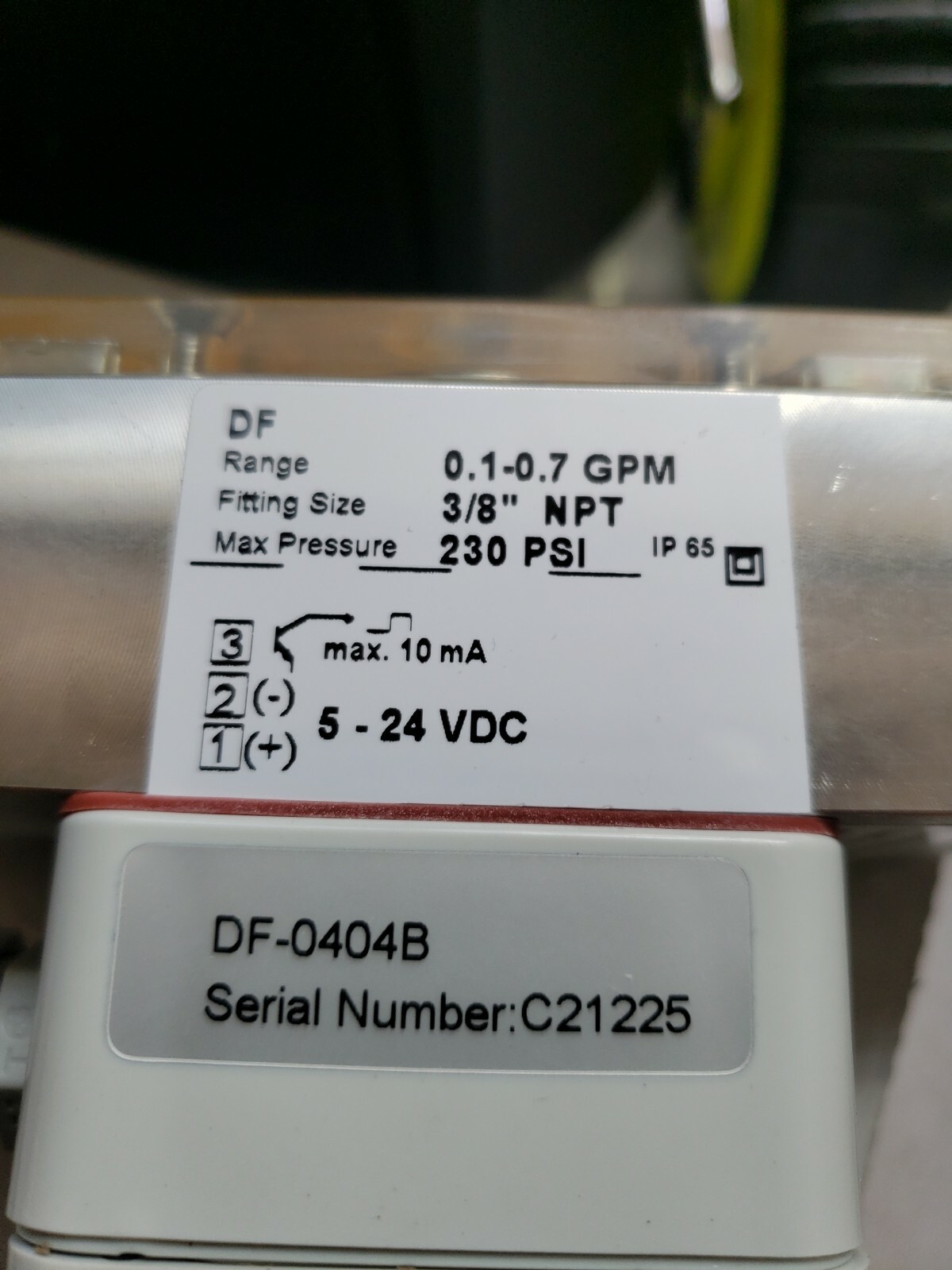 Kobold Model DF Flow Sensor DF-0404B