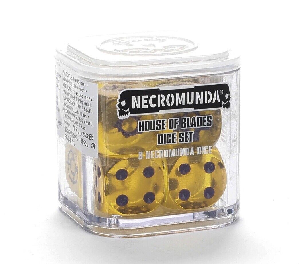 Necromunda House of Blades Dice set Warhammer 40k Games Workshop new