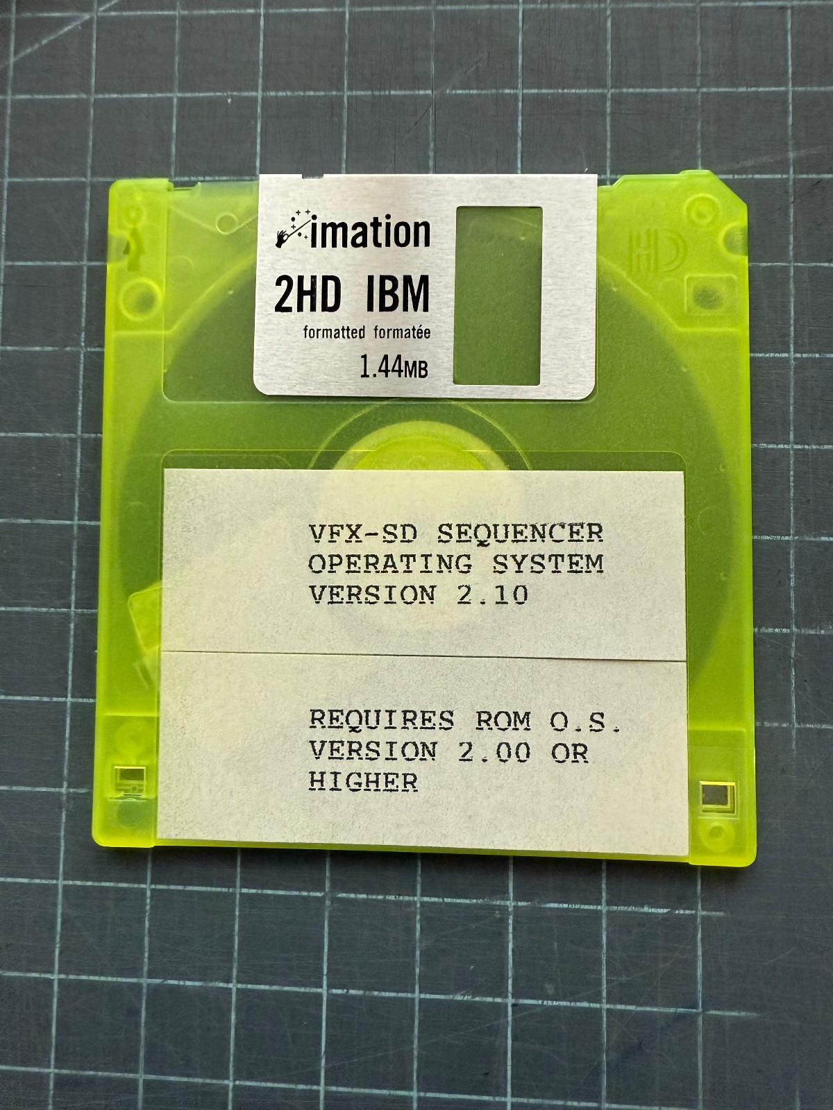 Ensoniq VFX SD Sequencer Operating System Disk v 2.10 OS