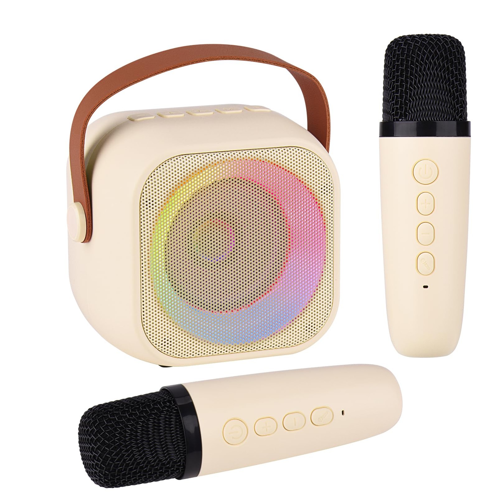 Karaoke Machine for Kids Adults, Mini Portable Bluetooth Karaoke Speaker with...