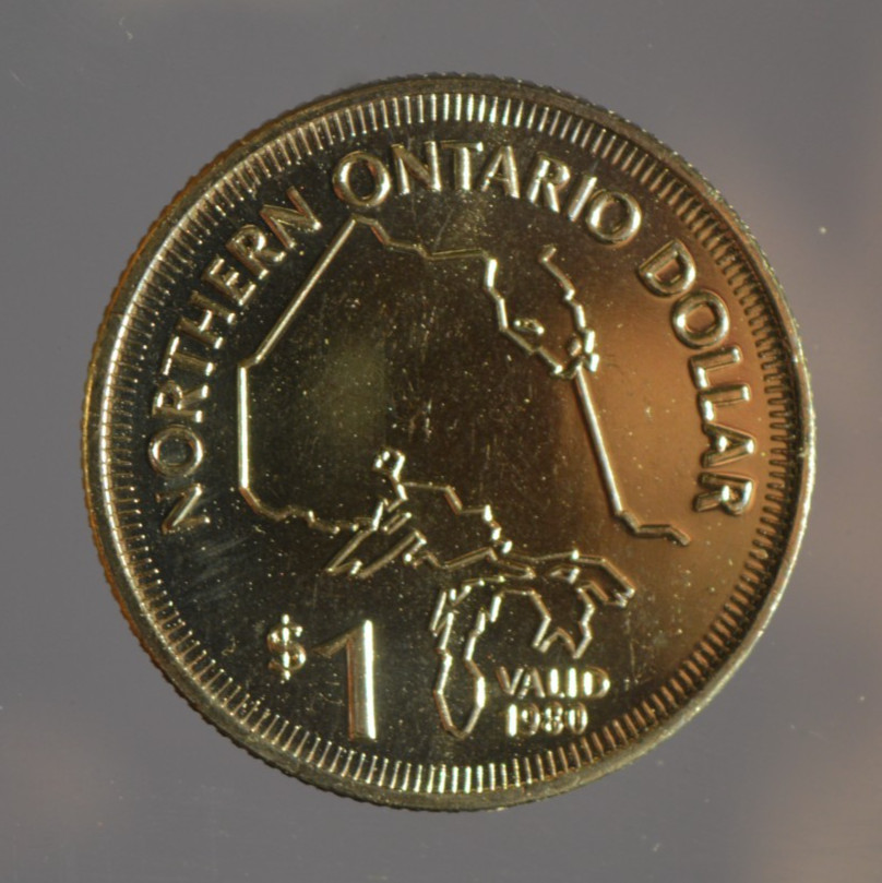 Northern Ontario Dollar 1980 Capsule trade token