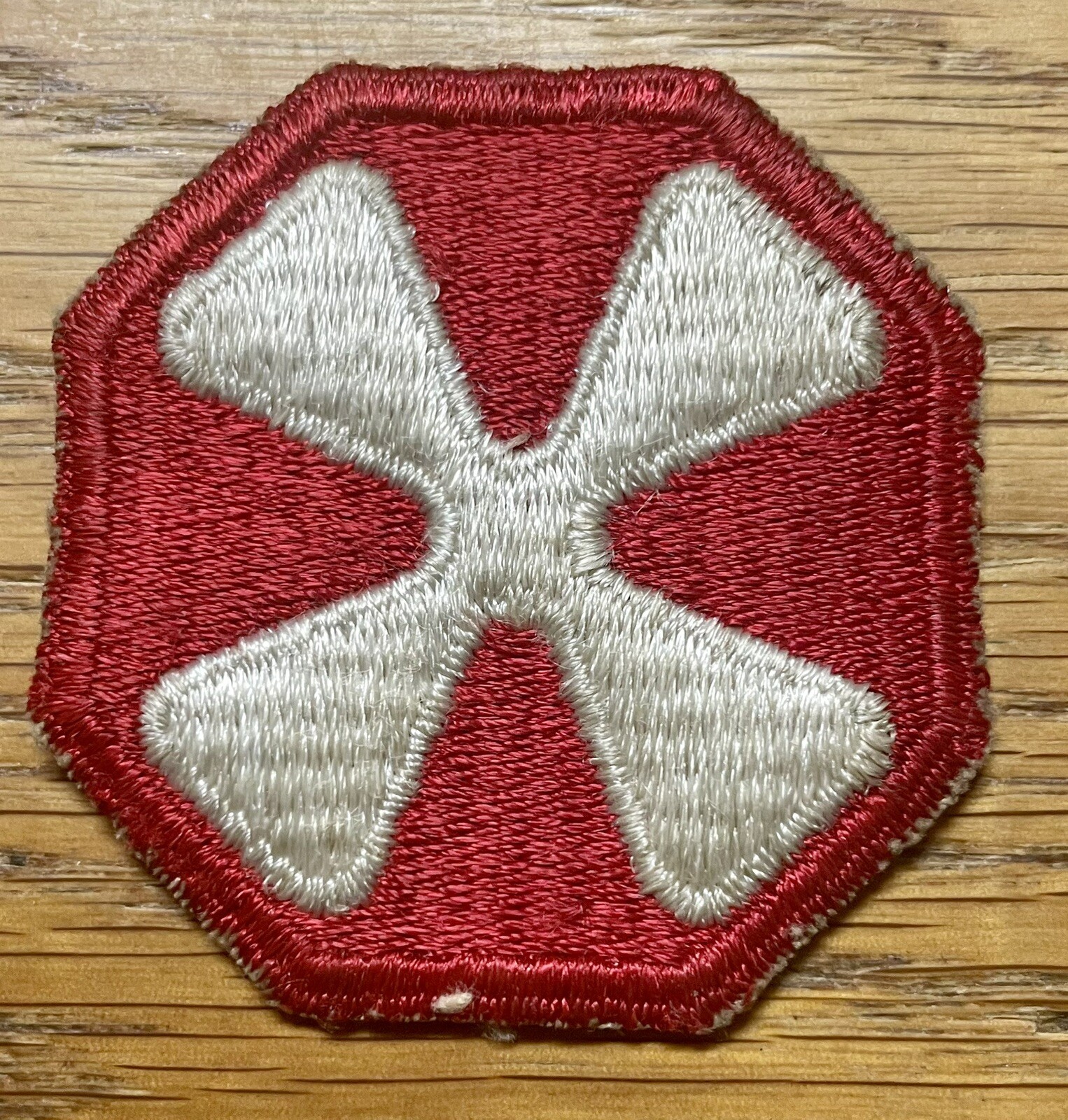 ORIGINAL WWII & 1950’s - US 8th ARMY PATCH - WORN
