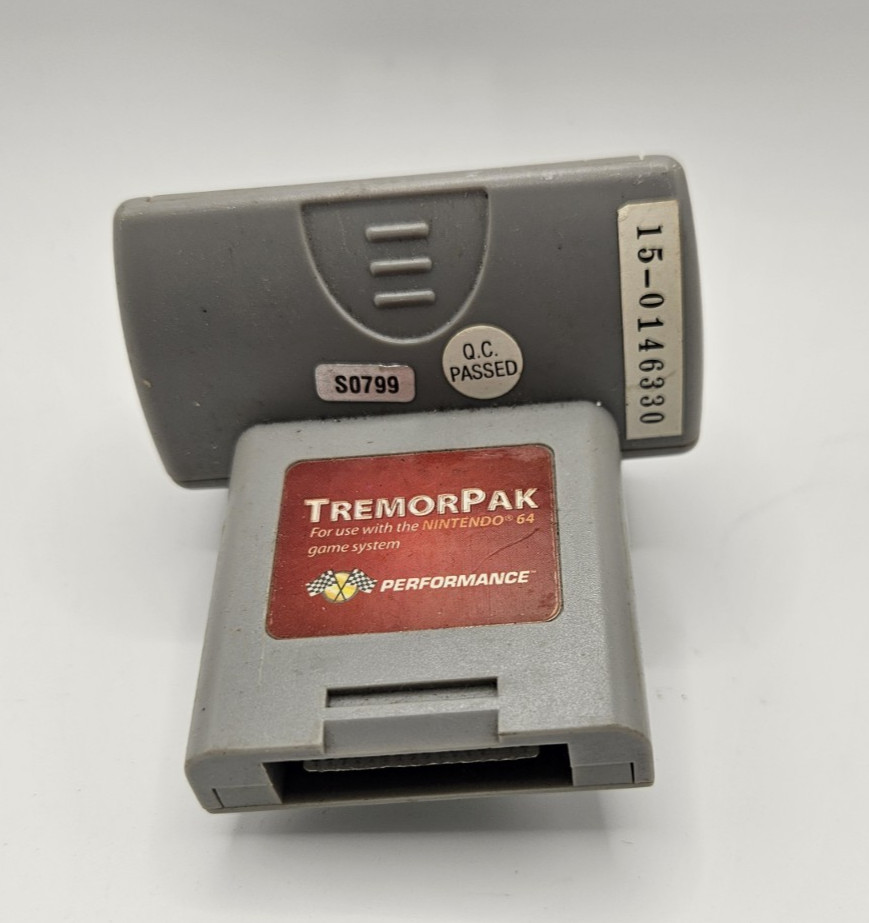 Tremor Pak Pack by Performance for Nintendo 64 N64 w/Battery Cover