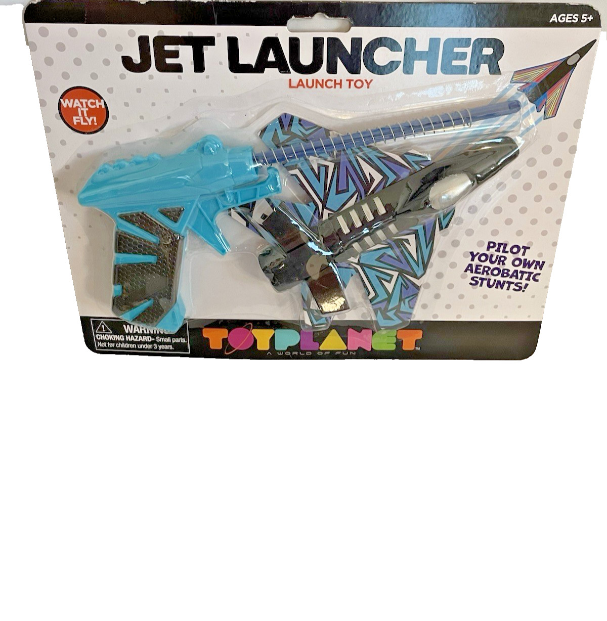 NIP Toy Planet Jet Launcher Blue Launch Toy 93260