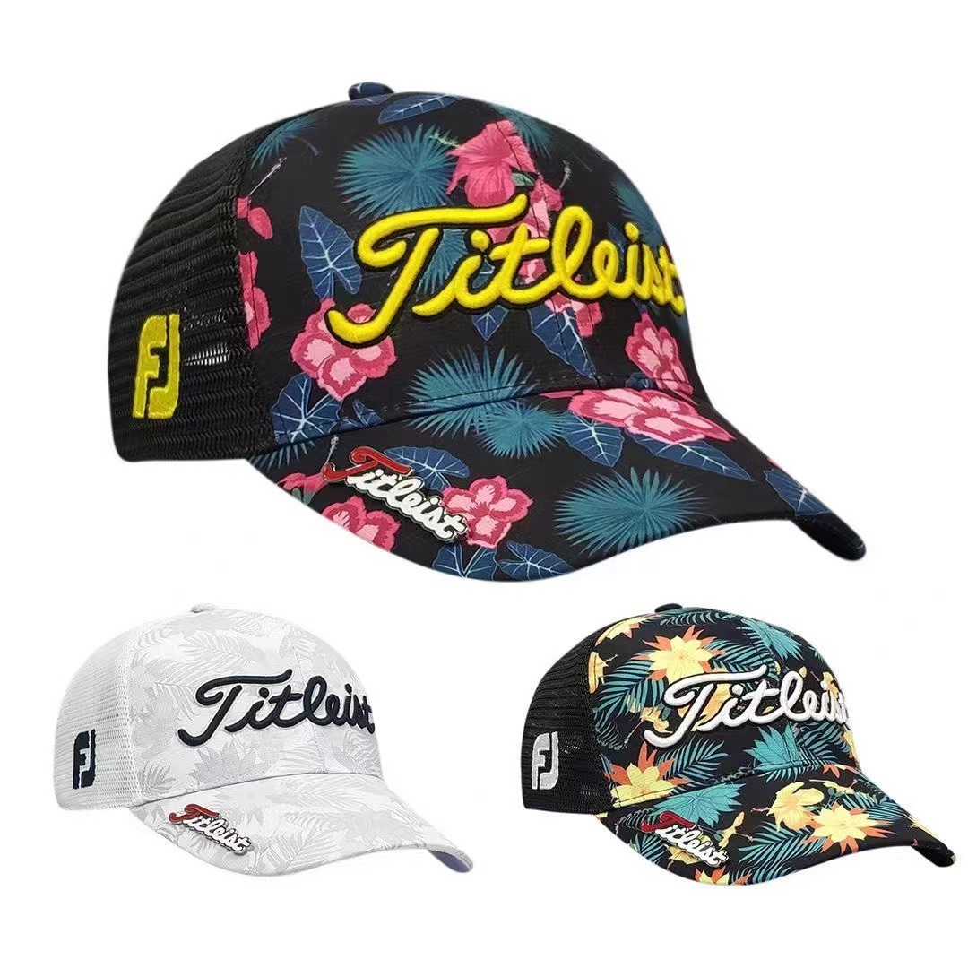 NEW Men's Golf Hat FJ PRO V1 Cap Golf Apparel w/ FREE Magnetic Ball Marker