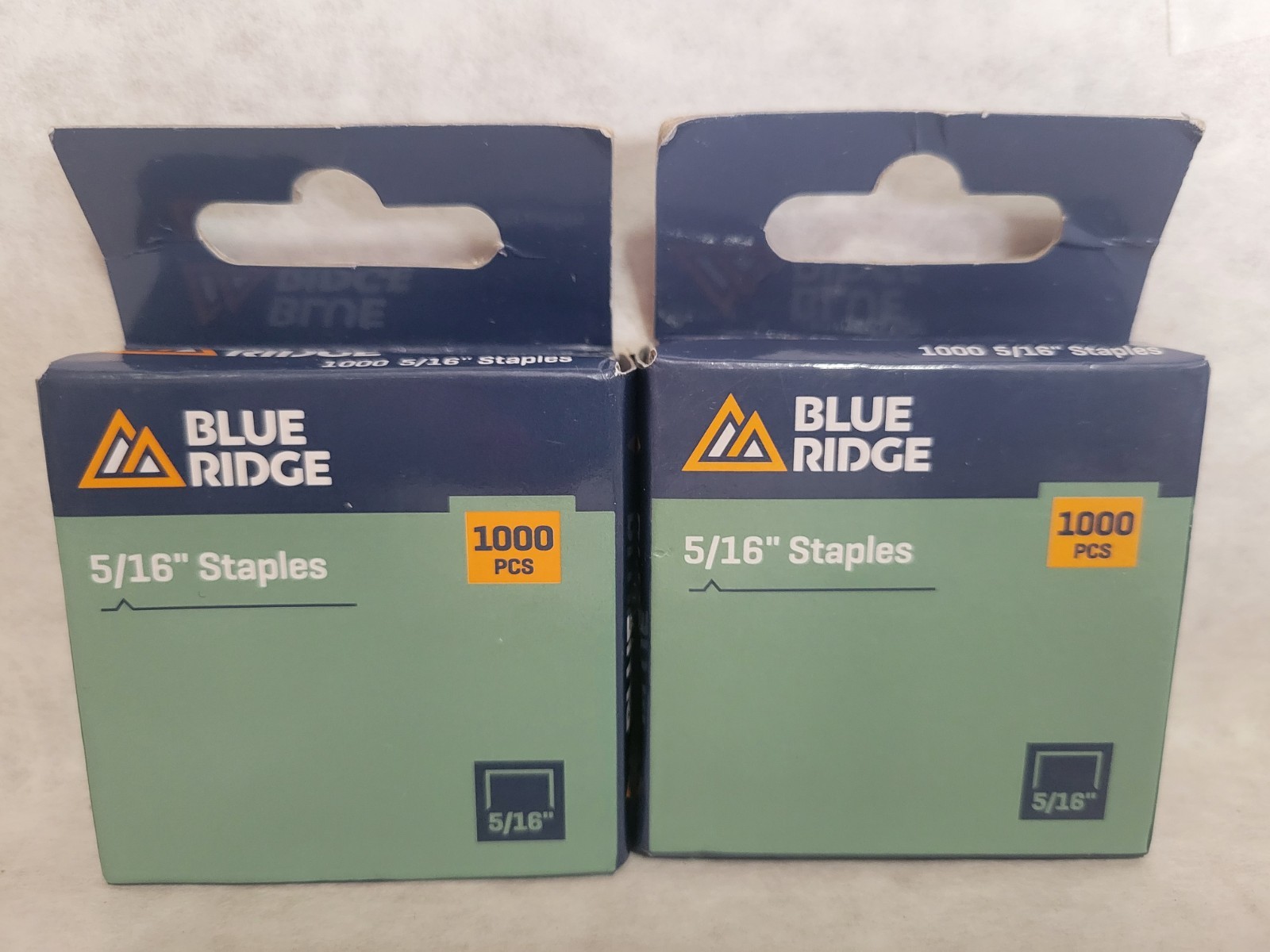 Blue Ridge 5/16" Staples 1000 Pieces 2 Boxes 2000 Staples New