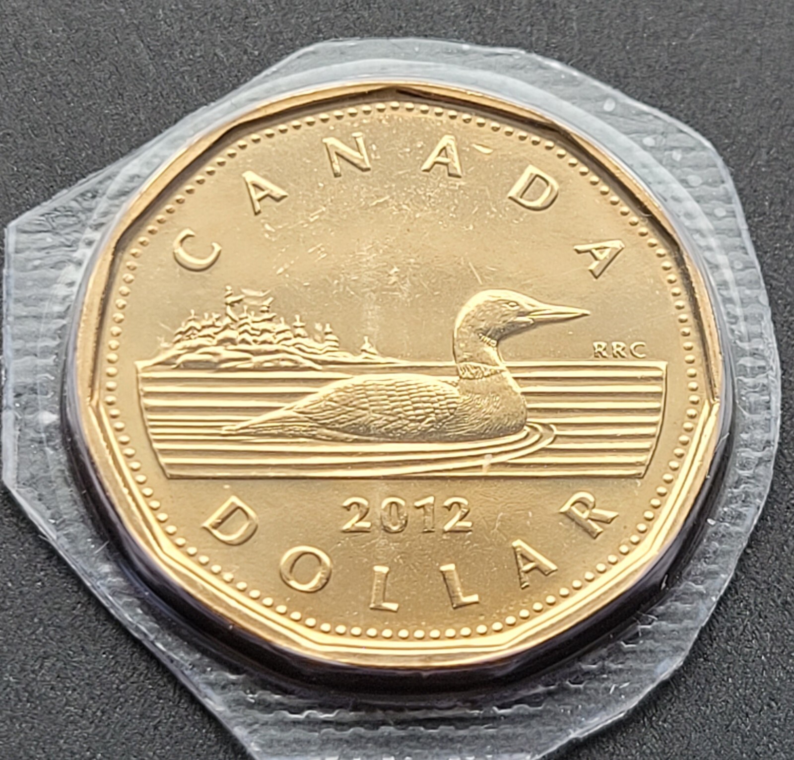 *** CANADA LOONIE 2012 OLD VERSION *** SEALED FROM MINT SET ***