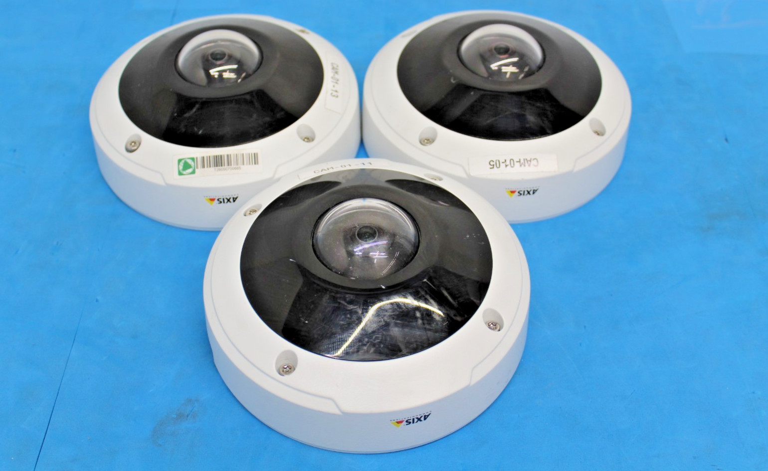 QTY-3 AXIS M3057-PLVE MKII Panoramic 360 Network Camera White PARTS/REPAIR T9-D3
