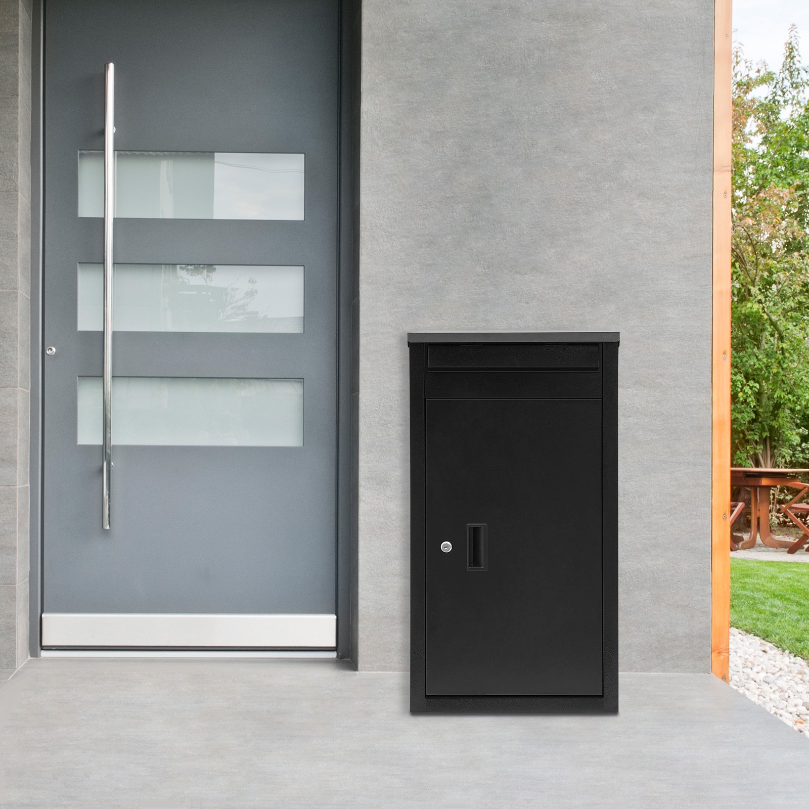 Parcel Drop Box Package Delivery Case Large Envelopes Mail Boxes with Key Lock