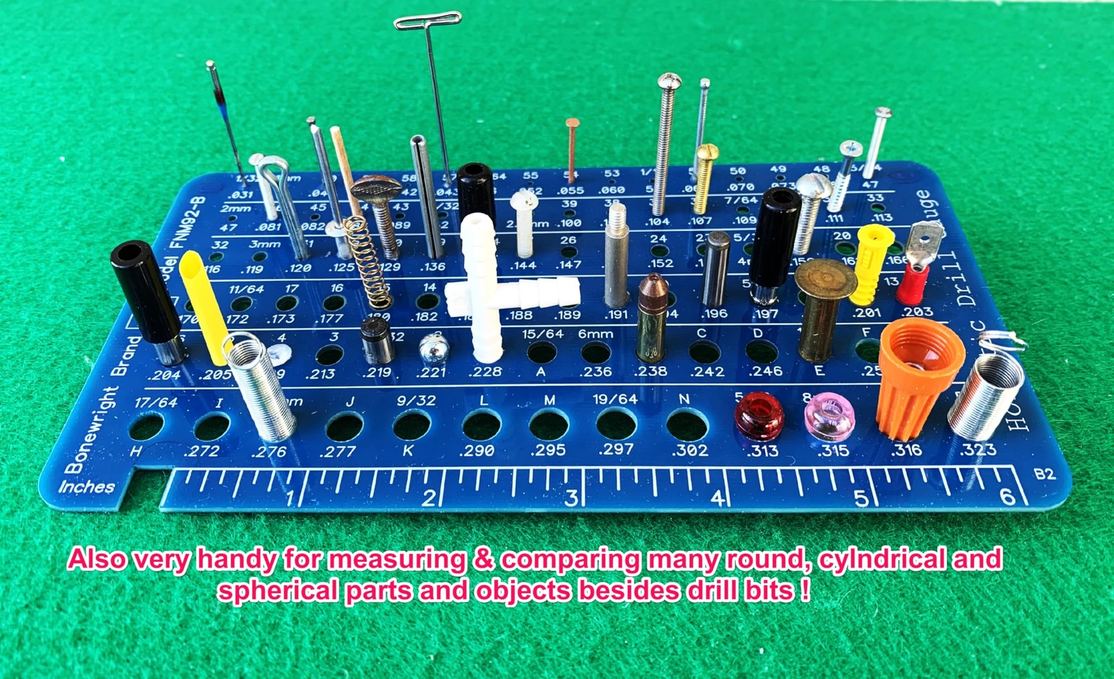 3 in 1 Drill Bit Gauge Holistic Precision Measuring Tool