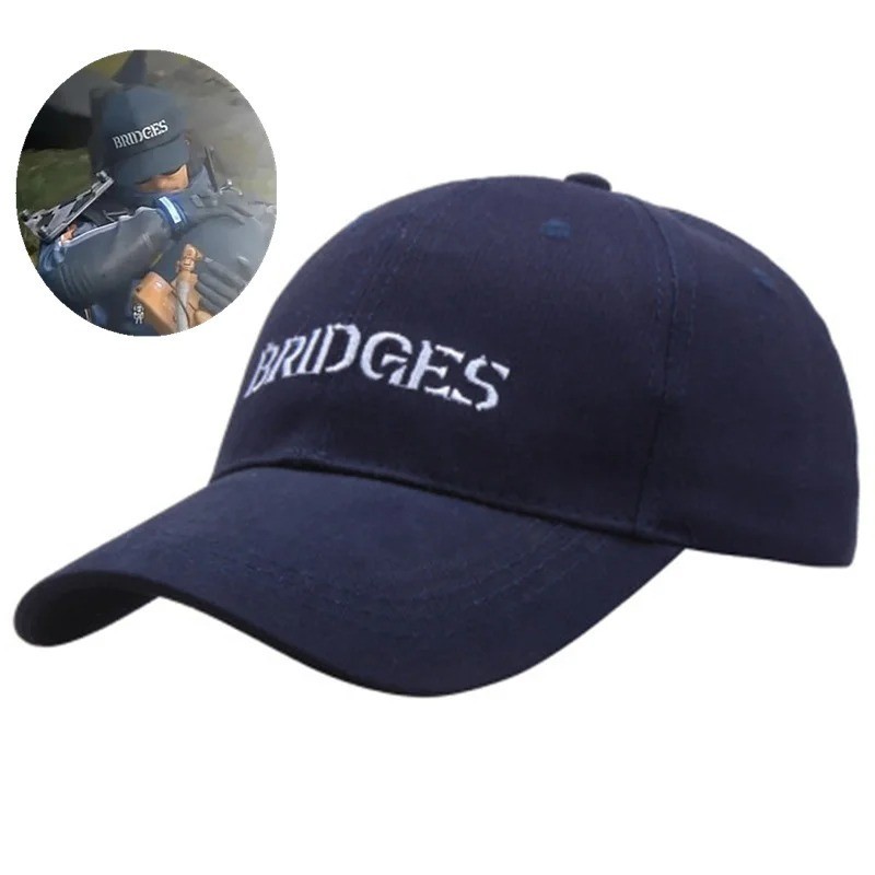 Street Caps Death Stranding Blue Hat Sam Bridges Embroidery Baseball Sun Hat