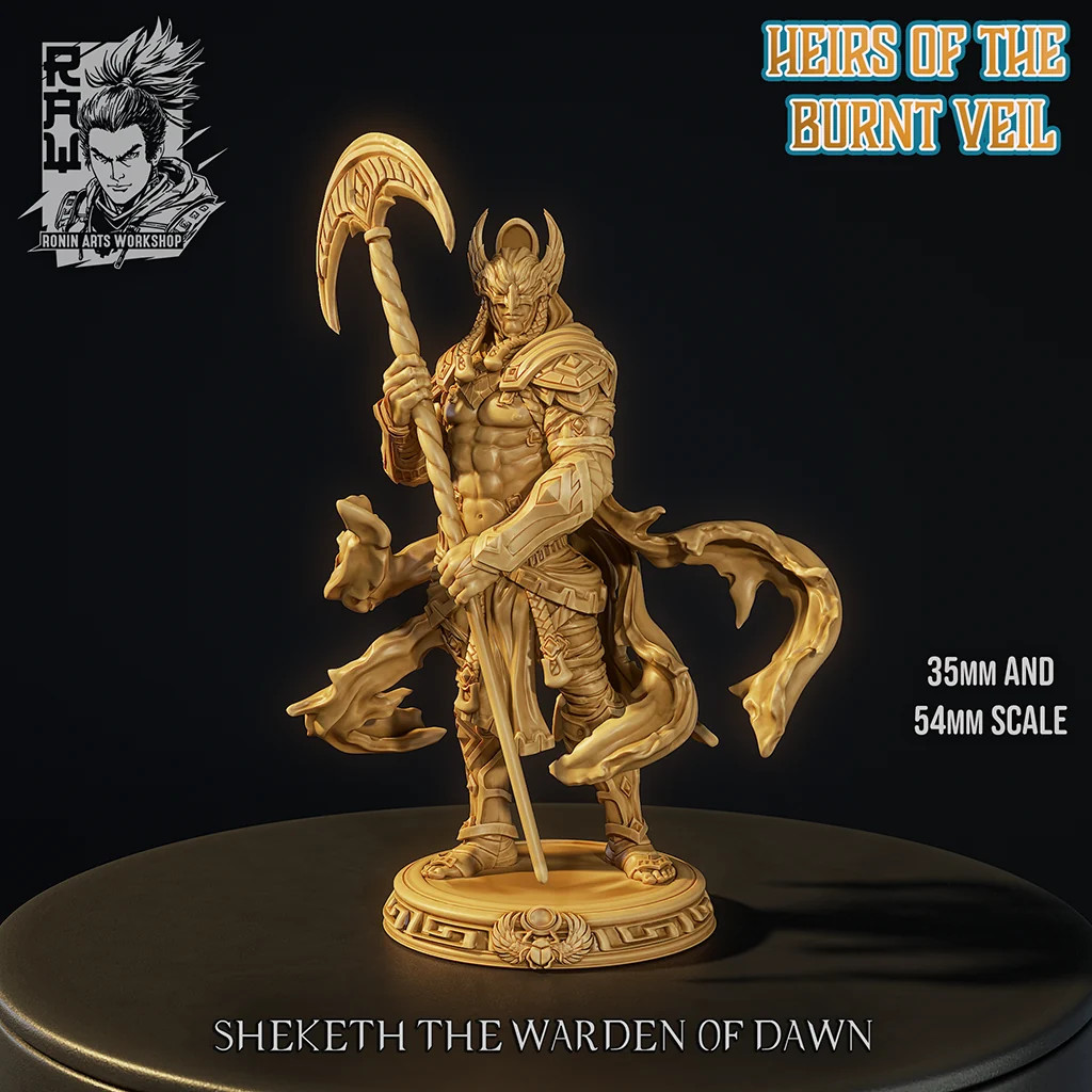 Sheketh, The Warden of Dawn - Resin Tabletop Miniature