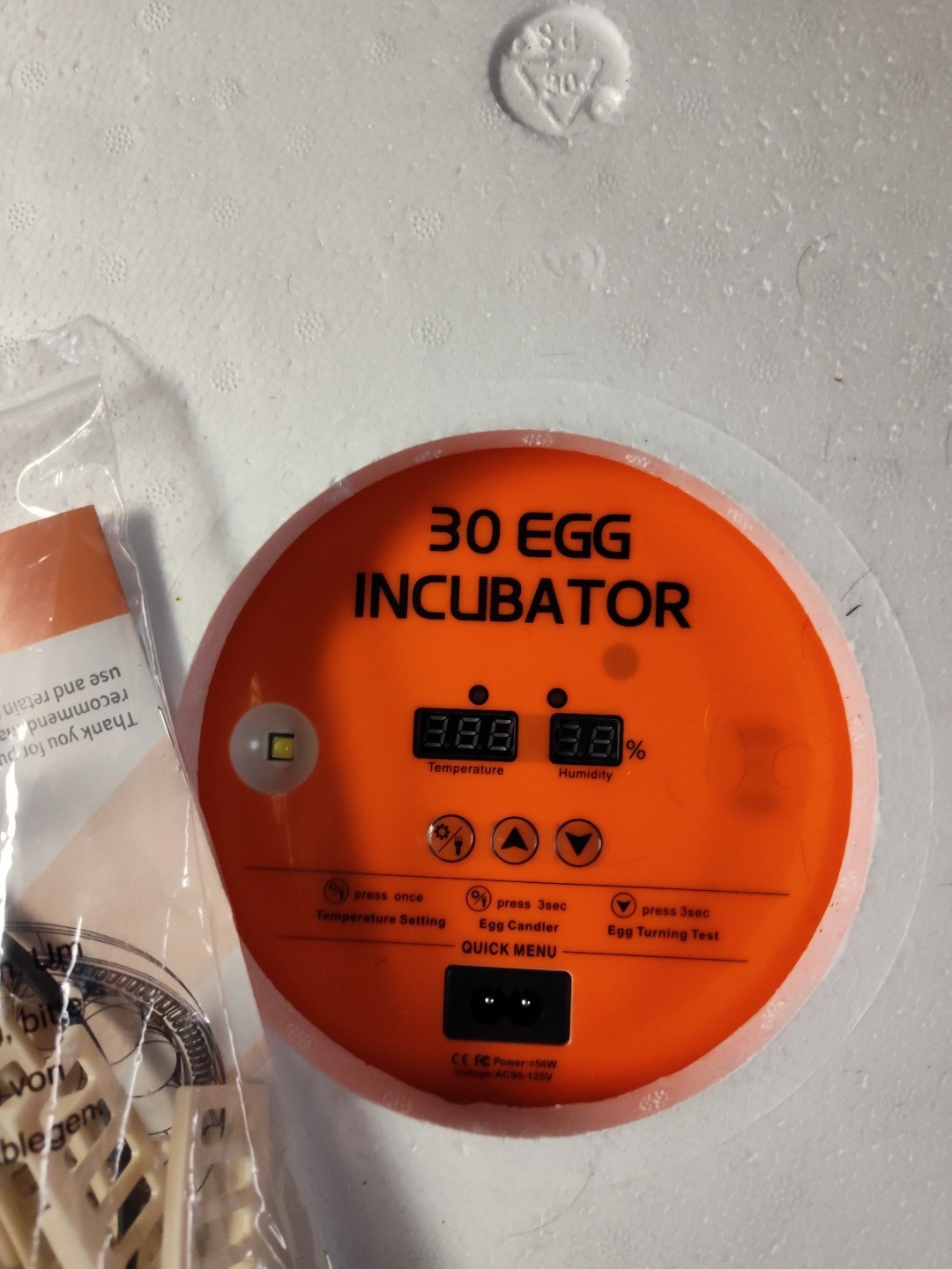 30 egg incubator Digital