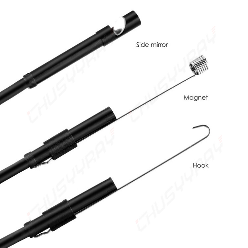 7mm 2in1 Waterproof USB Endoscope Borescope Snake Inspection Camera Android PC