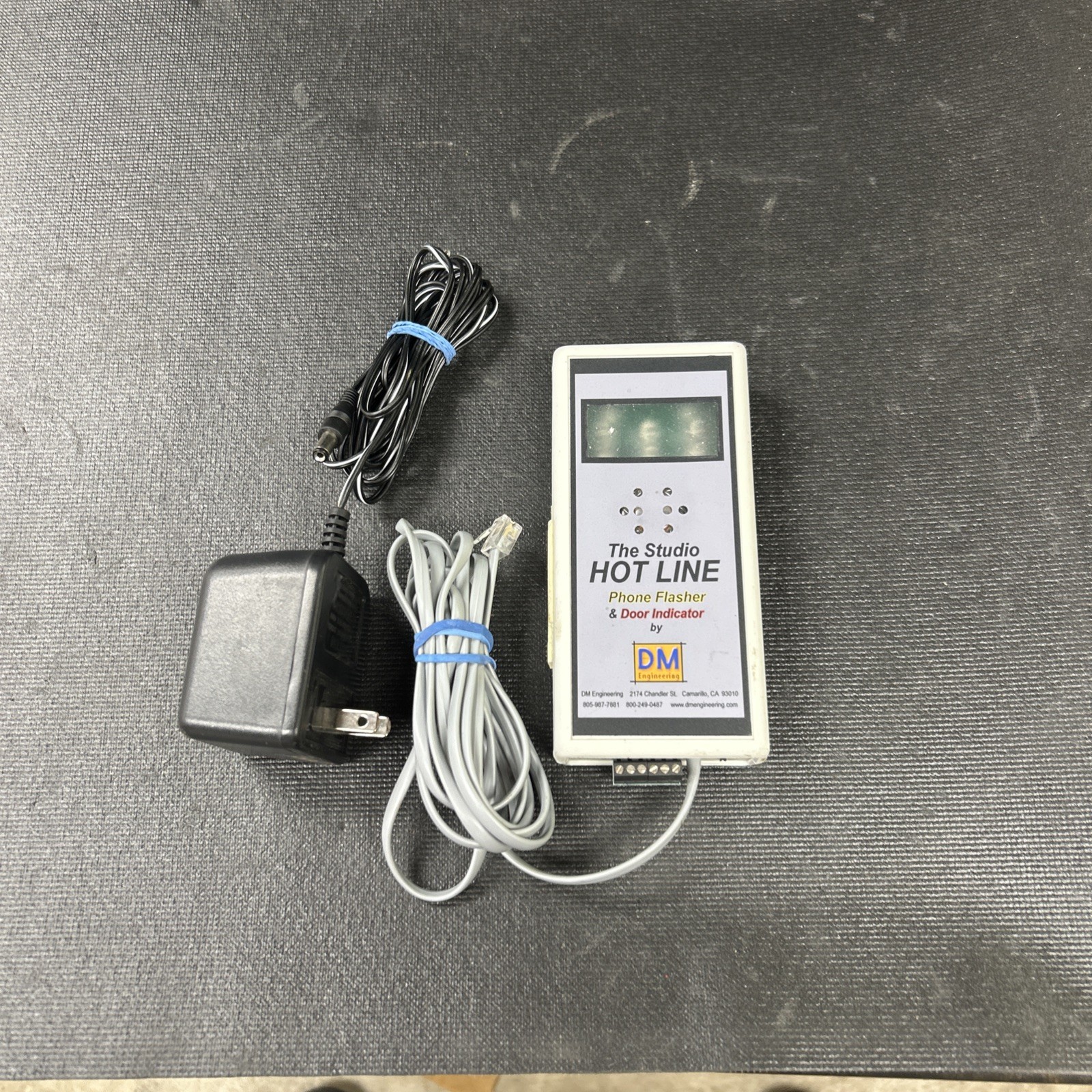 The Studio Hotline Phone Flasher and Door Indicator. DM Engineering