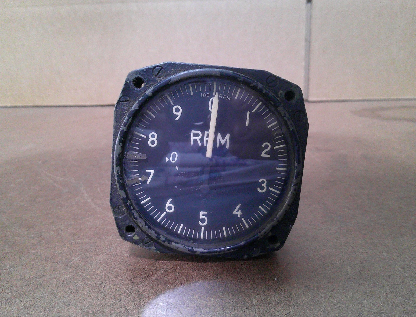 Aircraft RPM Indicator General Electric Tachometer  P/N 8DJ13ABK27 As Removed