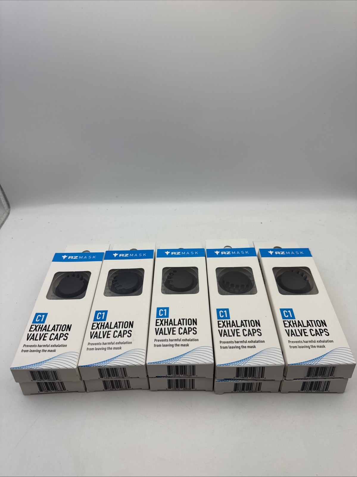Lot of 10 – RZ Mask C1 Exhalation Valve Caps (20 caps total)