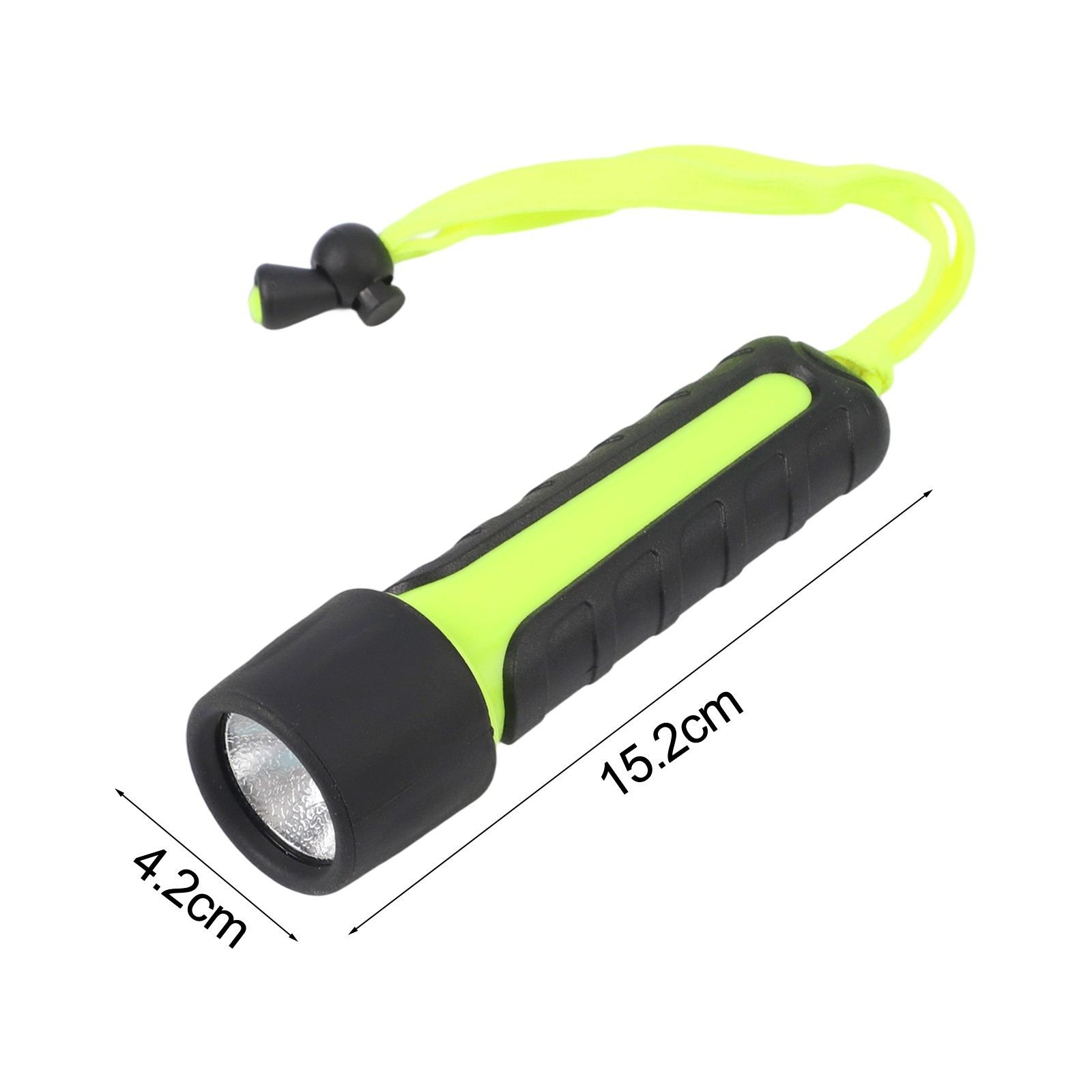 Diving Flashlight Torch 8000LM Fluorescent Green For Hunting/rescue/camping