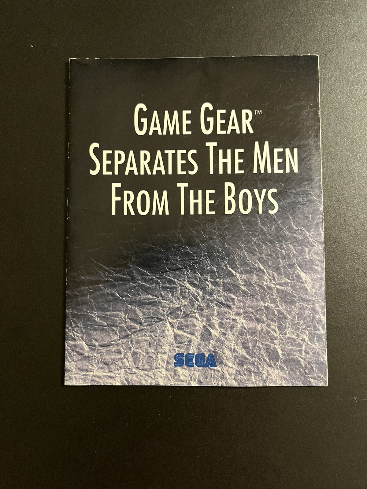 Game Gear Separates the Men From the Boys Sega Print Ad Insert 1991